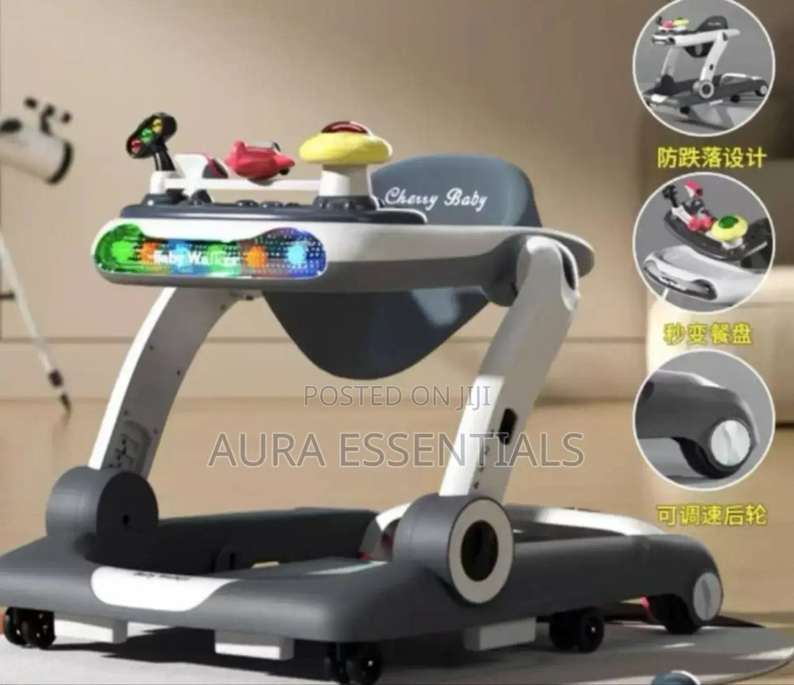 4 in 1 Multipurpose Cruise Walker With Music