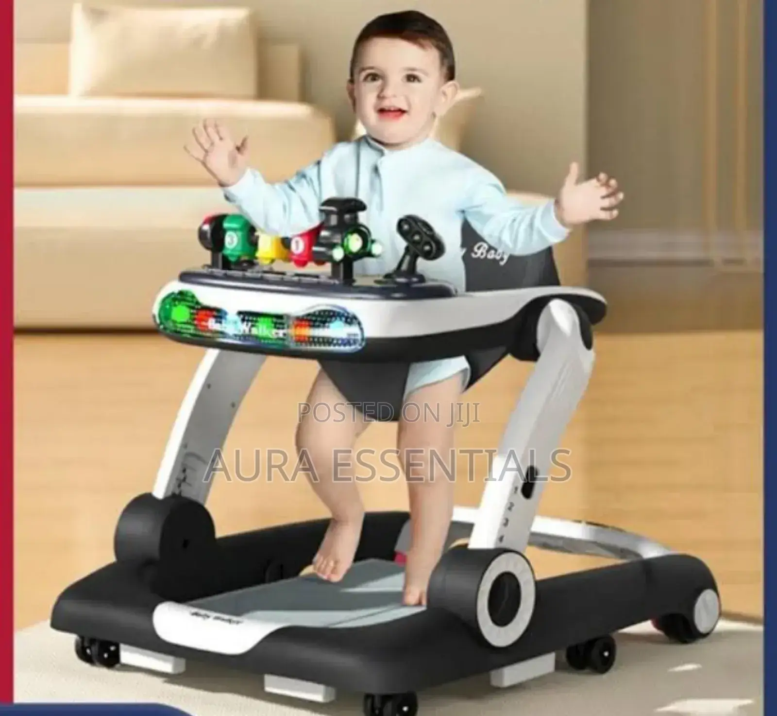 4 in 1 Multipurpose Cruise Walker With Music