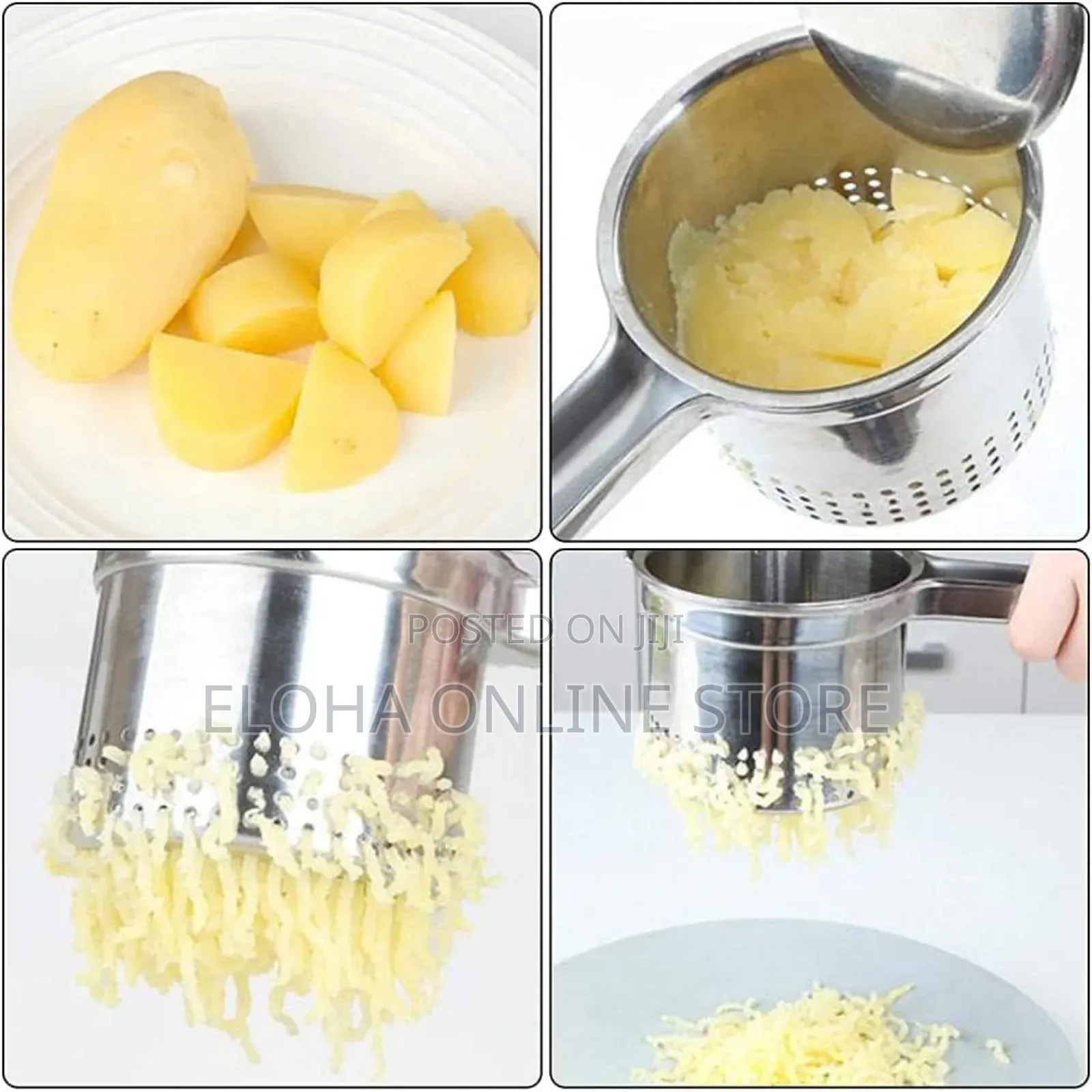 Stainless Steel Potato Masher Ricer Fruit Juicer