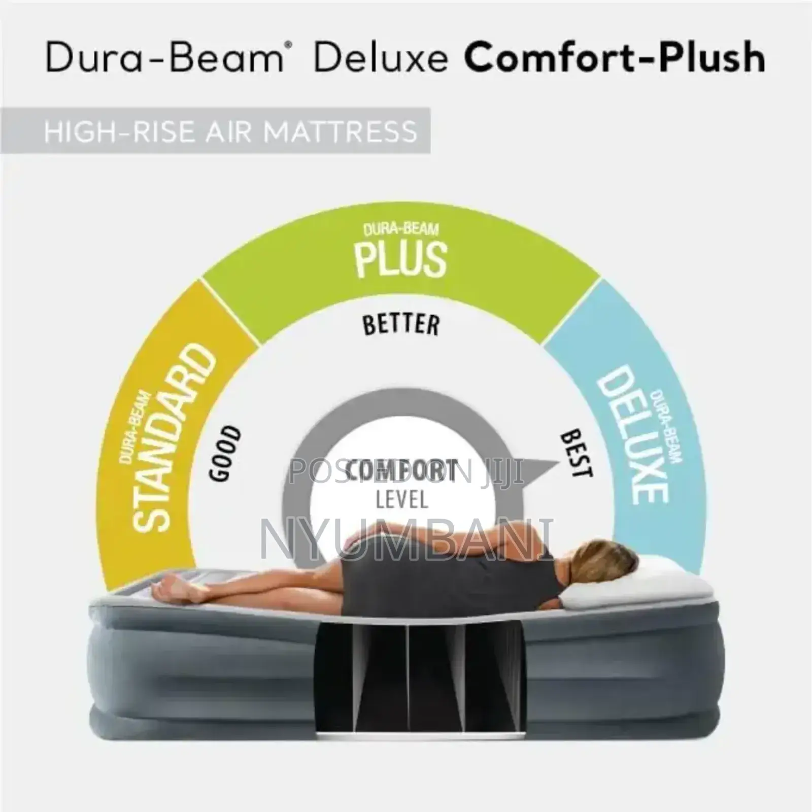 Intex 5 by 6 Air Mattress High Density