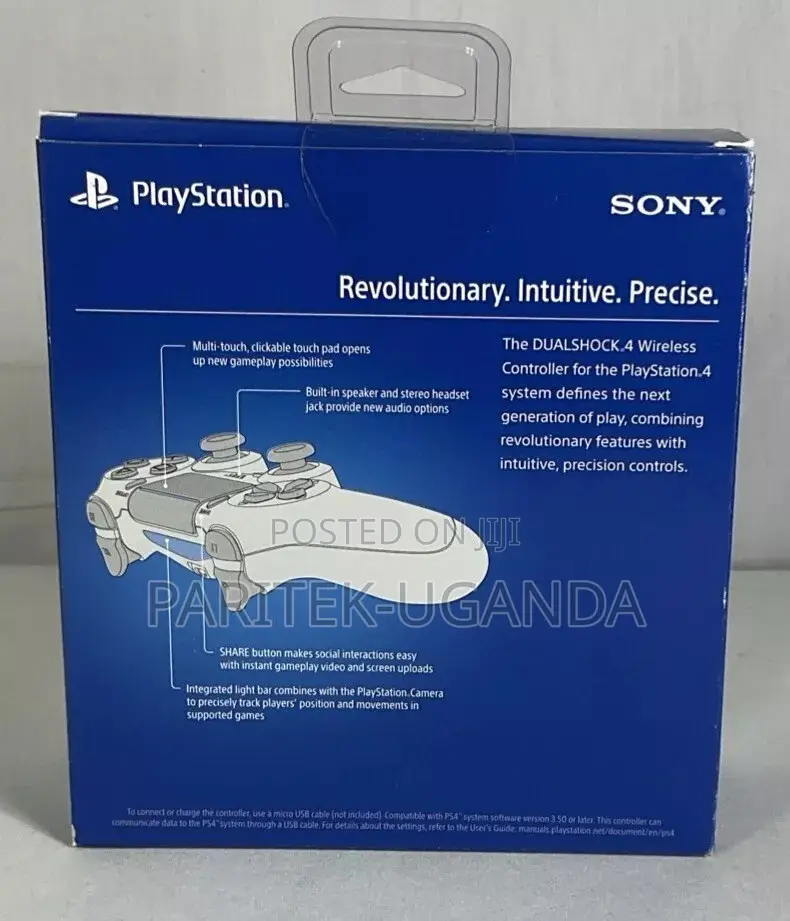 Sony Dualshock 4 Controller for Ps4 Glacier White