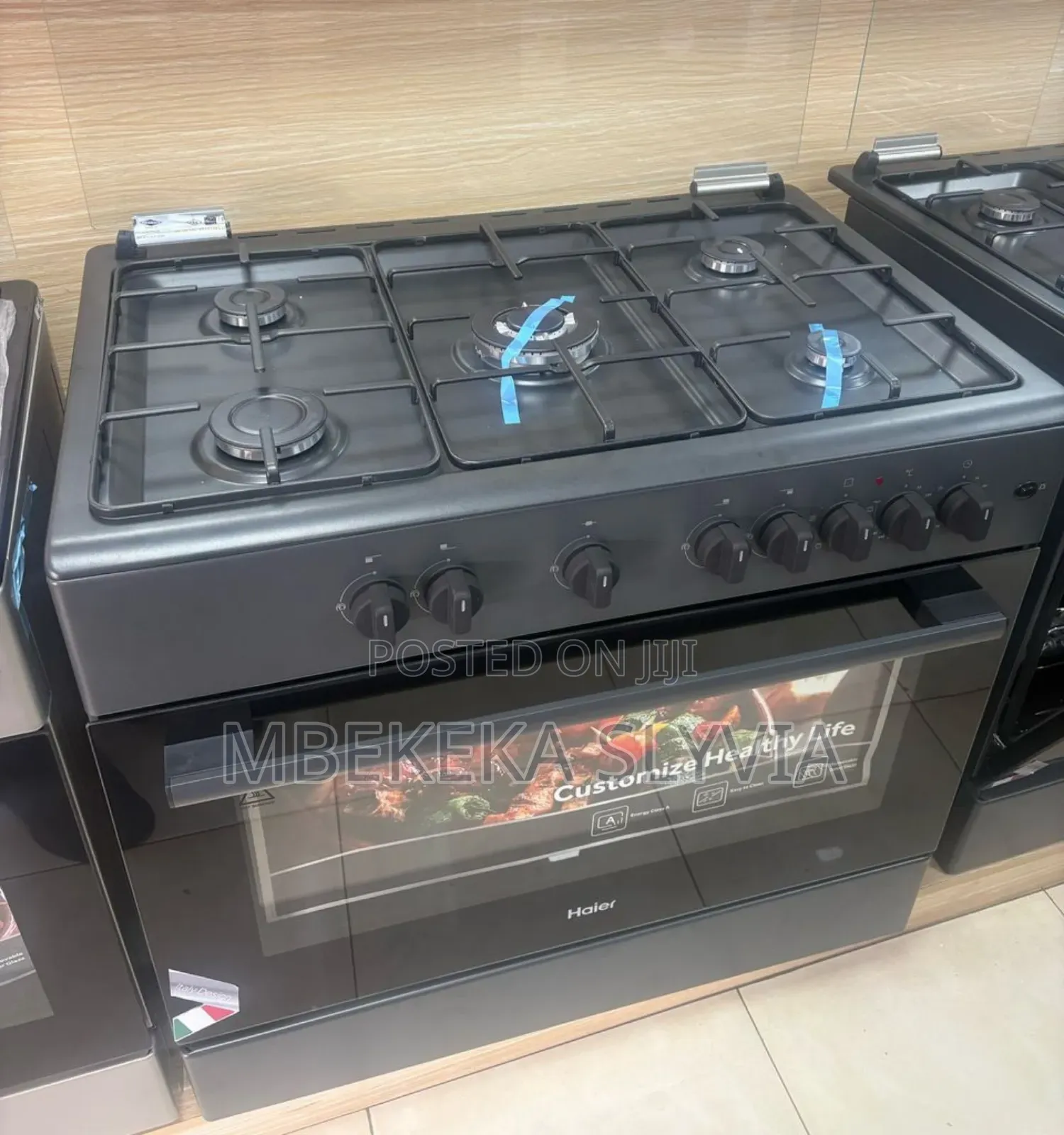 Haier Free Standing Cooker 5gas Burner 90x60cm