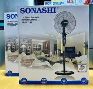 Sonashi 16" High Quality Stand Fan With Remote Control