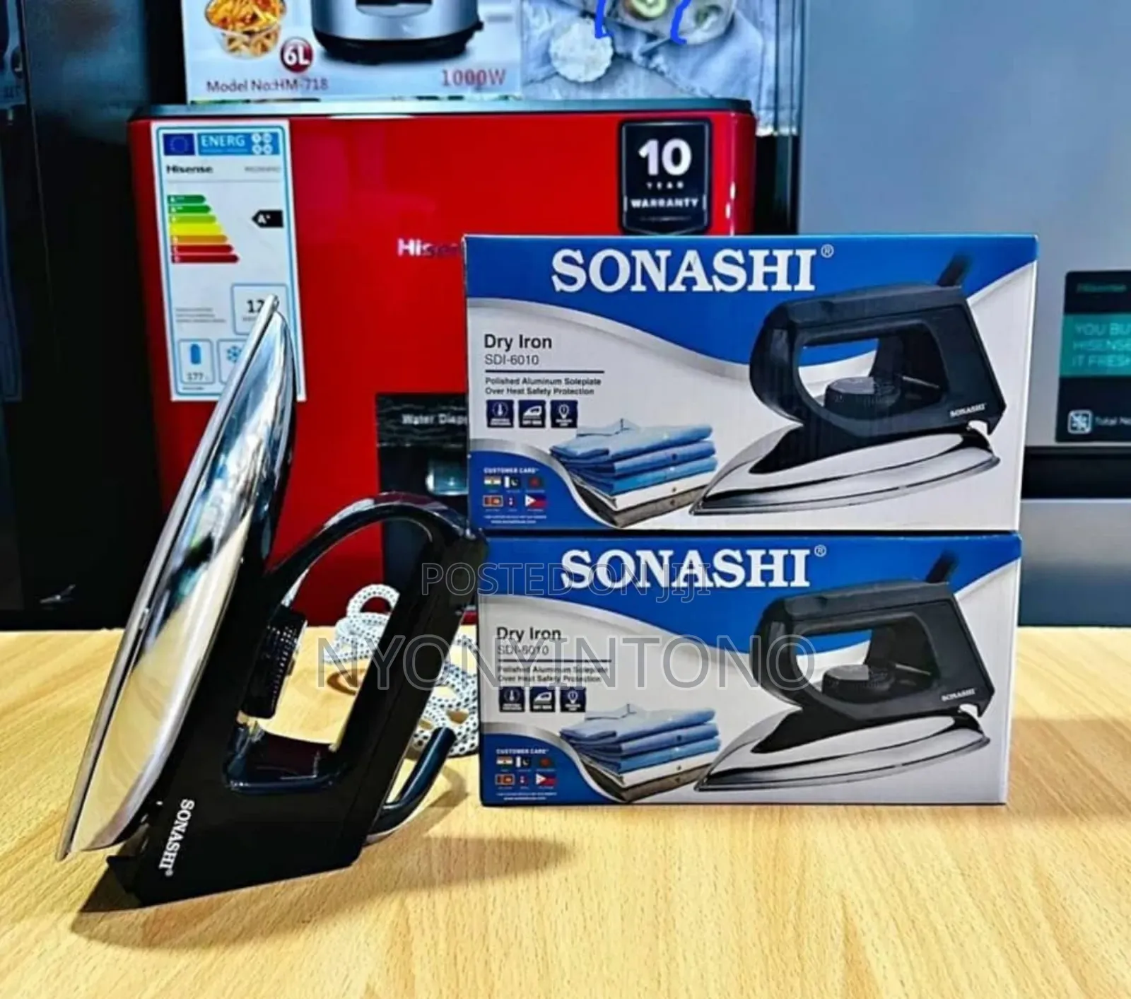 Sonashi High Quality Dry Iron With 2yrs Warranty