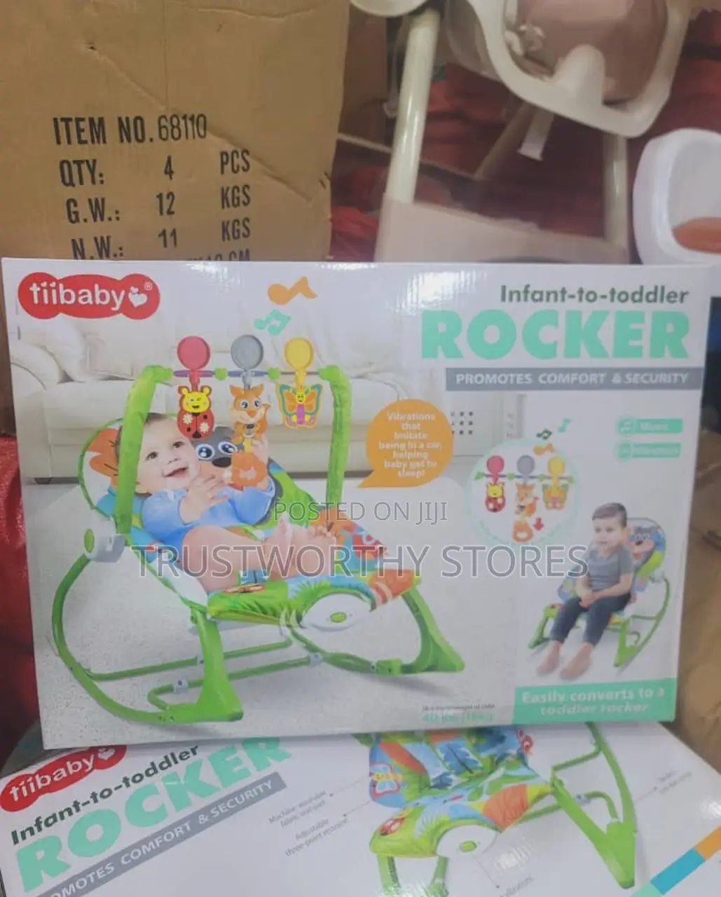Infant to Toddler Rocker - Promotes Comfort and Security