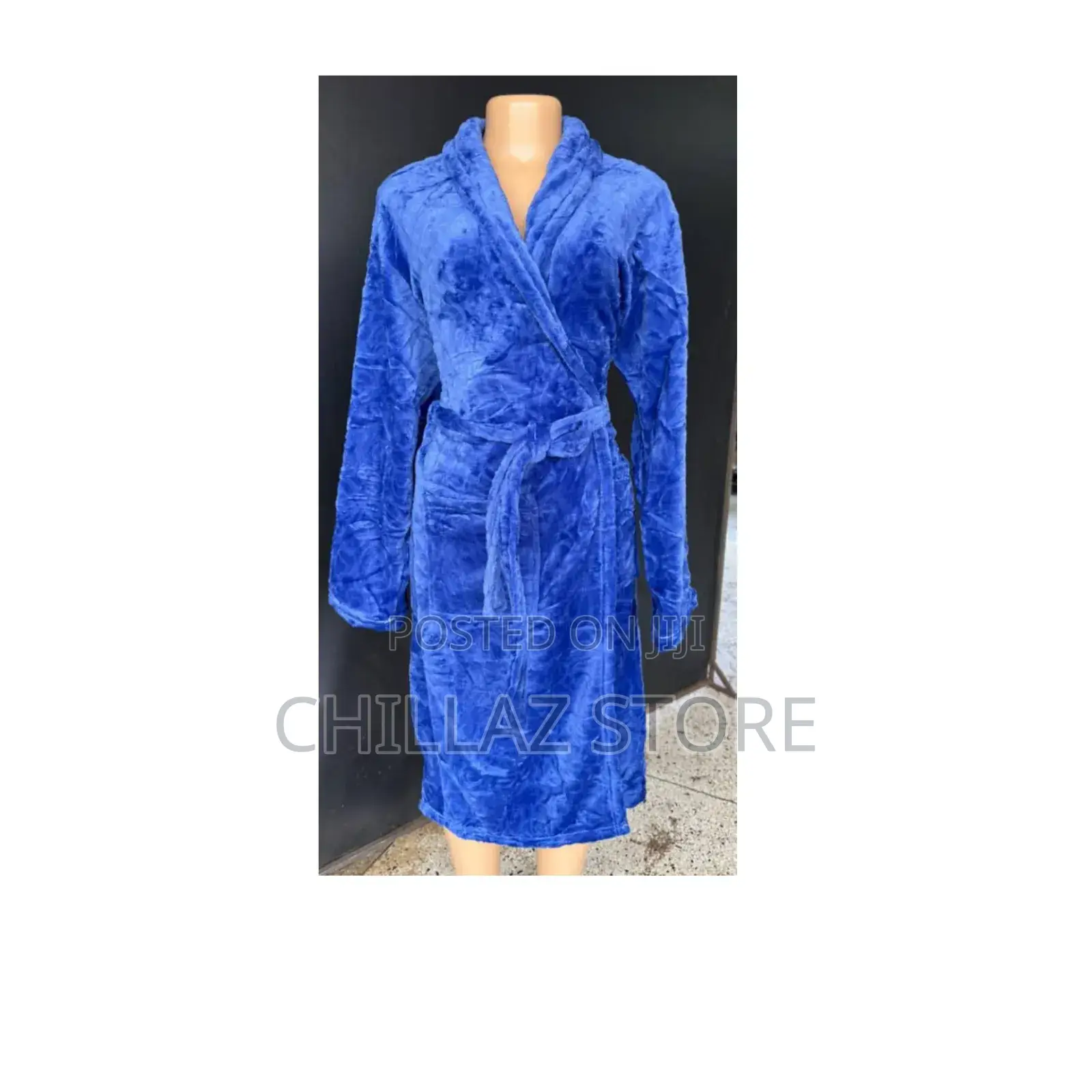 Adult Blue Bathrobe.