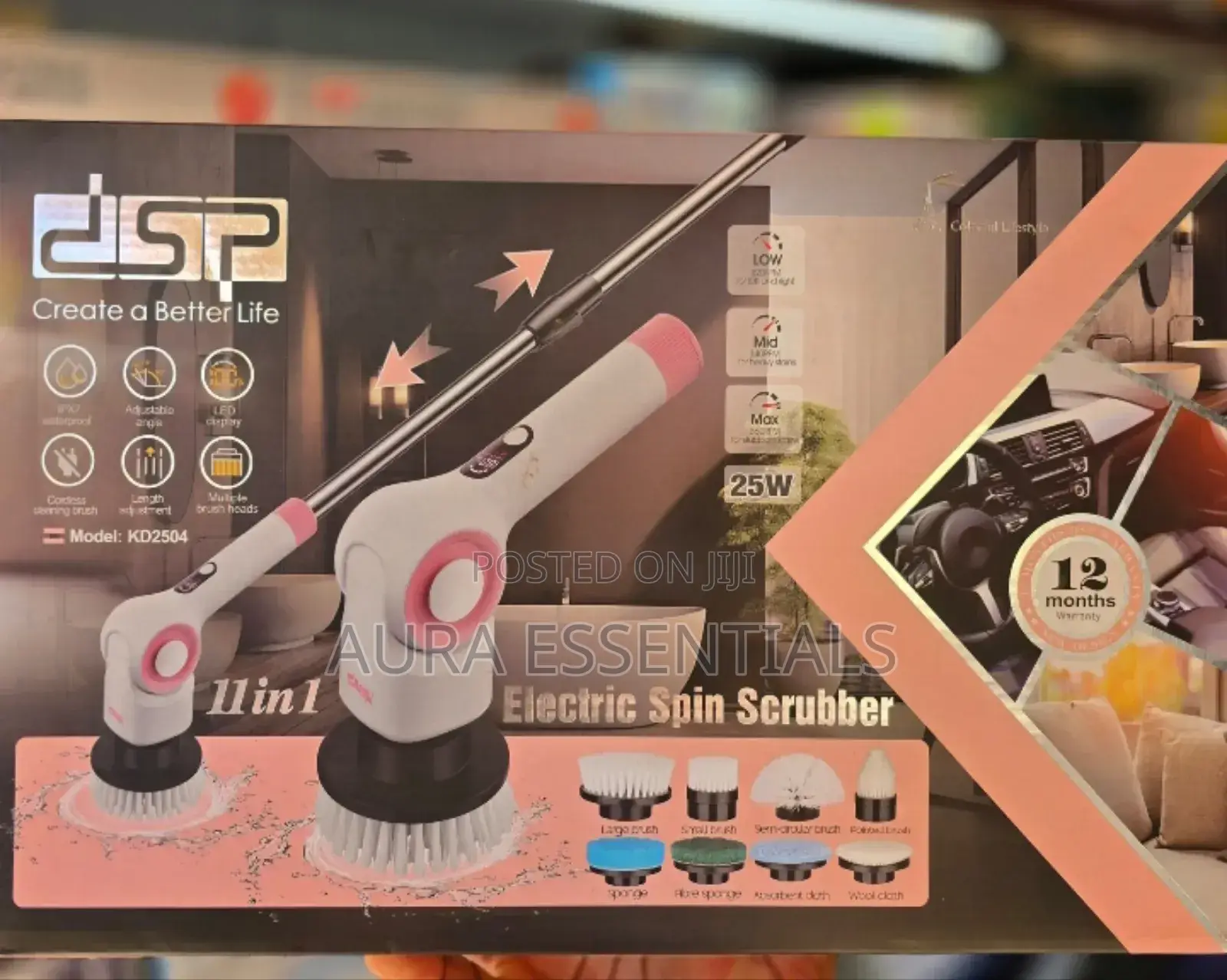 DSP 11 in 1 Electric Spin Scrubber