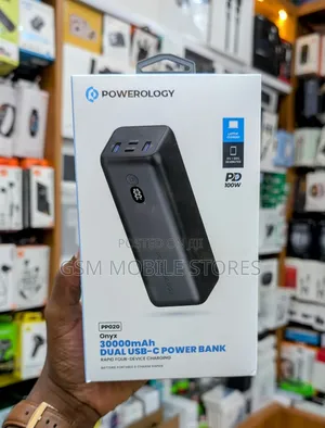 Photo - Powerology Onyx 30000mah 100w Dual Usb-C Power Bank