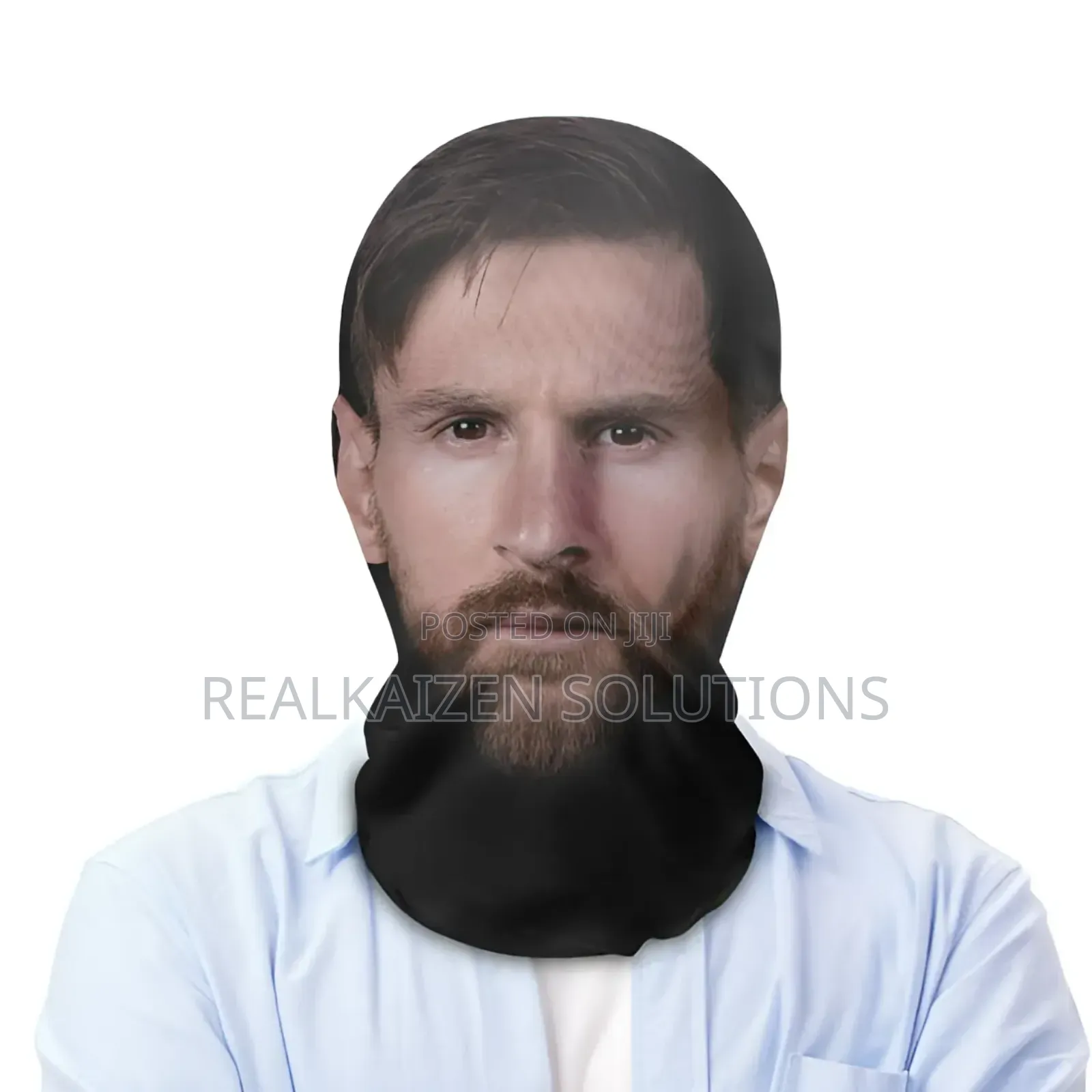 Realistic Lionel Messi 3d Printed Breathable Full Face Mask