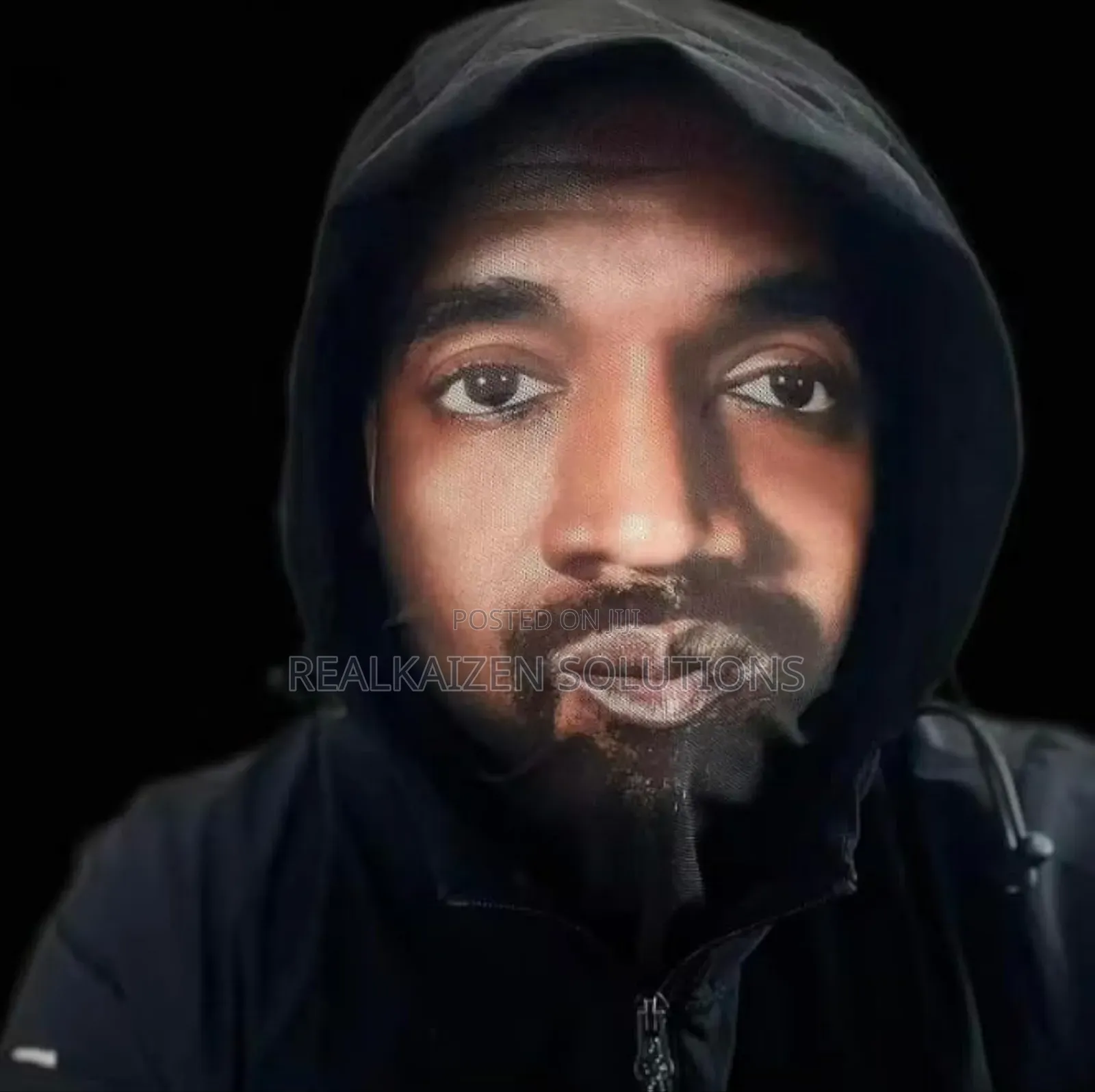 Realistic 3d Kanye West Breathable Mesh Face Mask