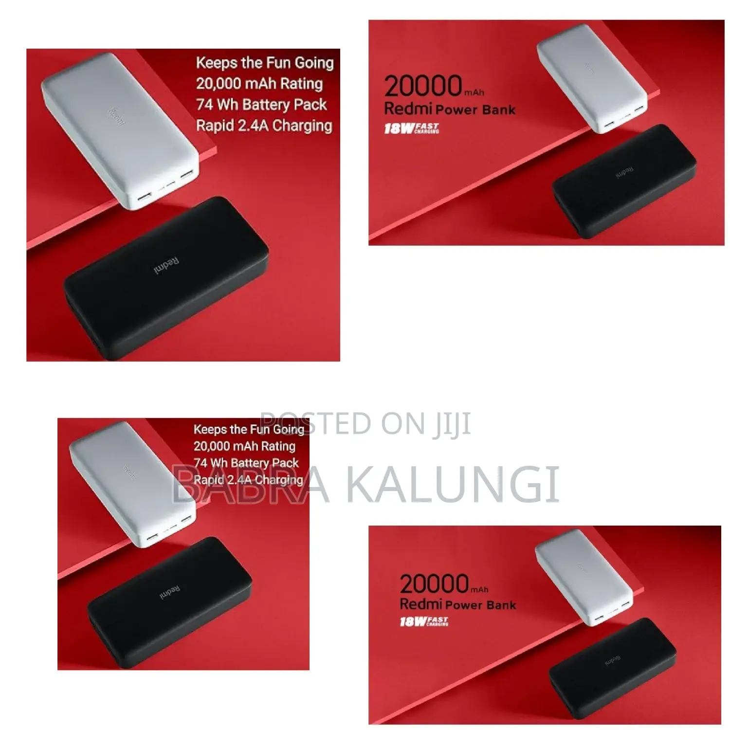 Xiaomi Redmi Power Bank 20000mah