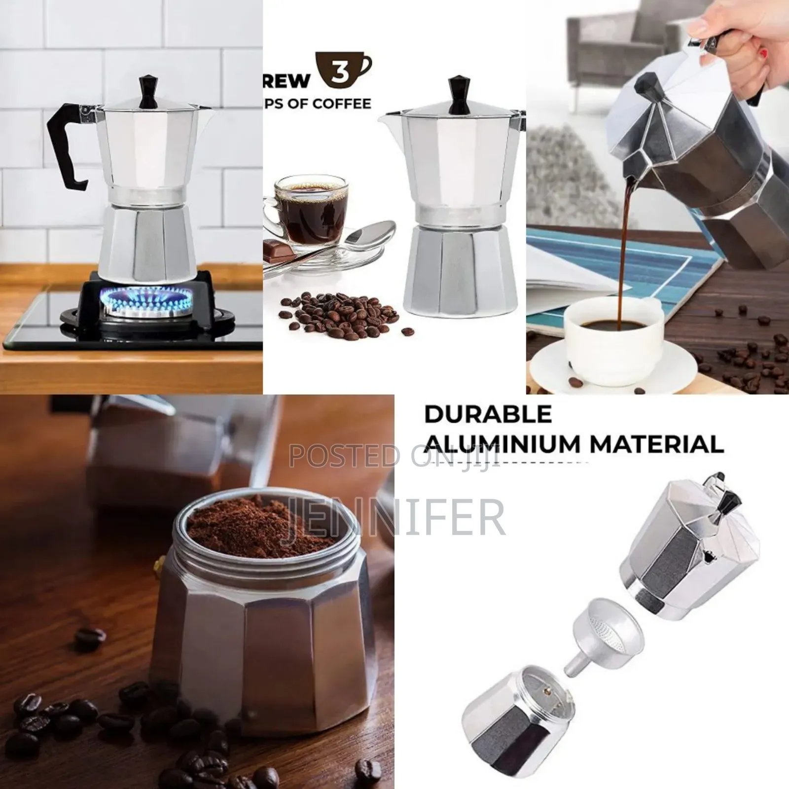 Durable Coffee Maker Moka Pot