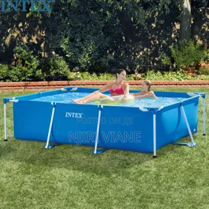 Photo - Intex Oasis Steel Frame Rectangular Above Ground Pool