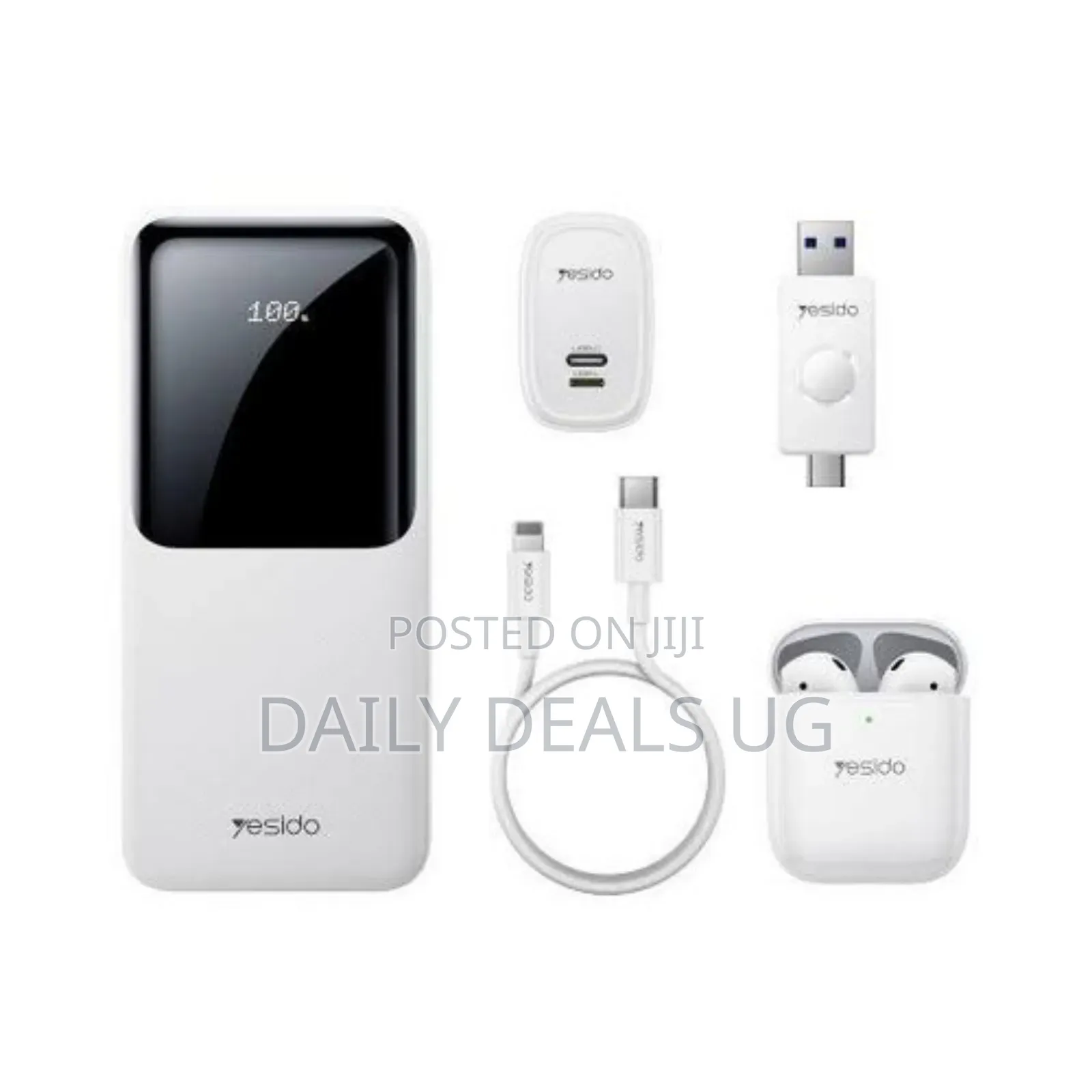 Yesido 5 in 1 Combo Pack Charger Combination Gift Set.