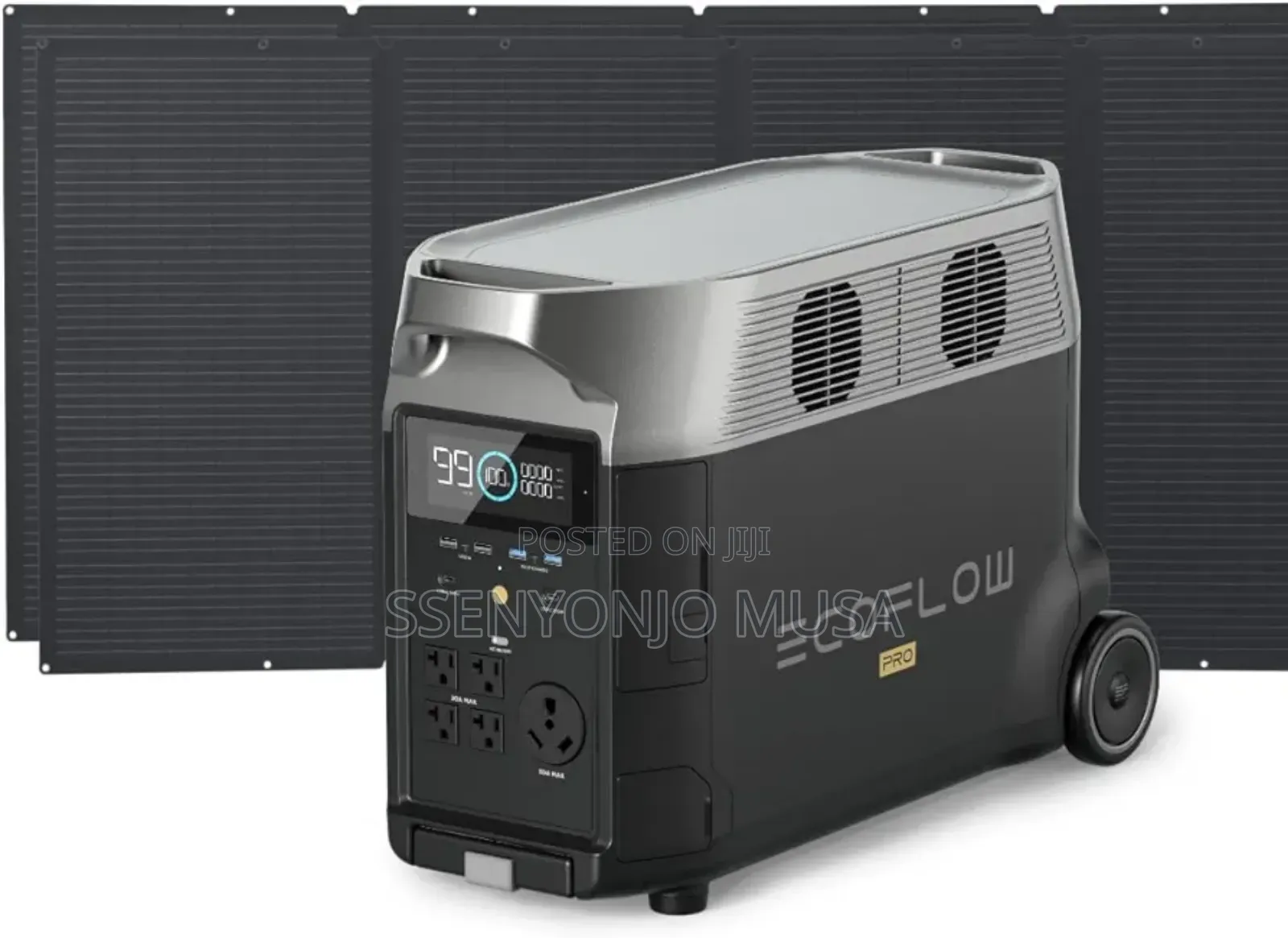 Ecoflow Delta Pro 3.6kwh Solar Generator - 3600w, 120v, 5 Ac