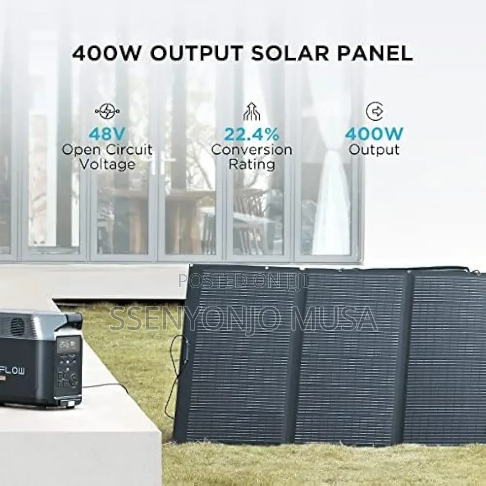 Ecoflow Delta Pro 3.6kwh Solar Generator - 3600w, 120v, 5 Ac