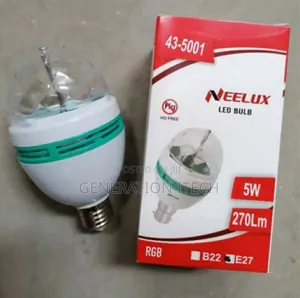 Led Rotating Party Light Bulb With Many Colours