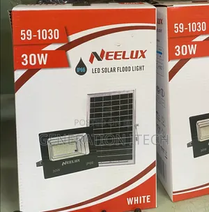Neelux 30 Watt Solar Flood Light
With Motion Sensor Remote