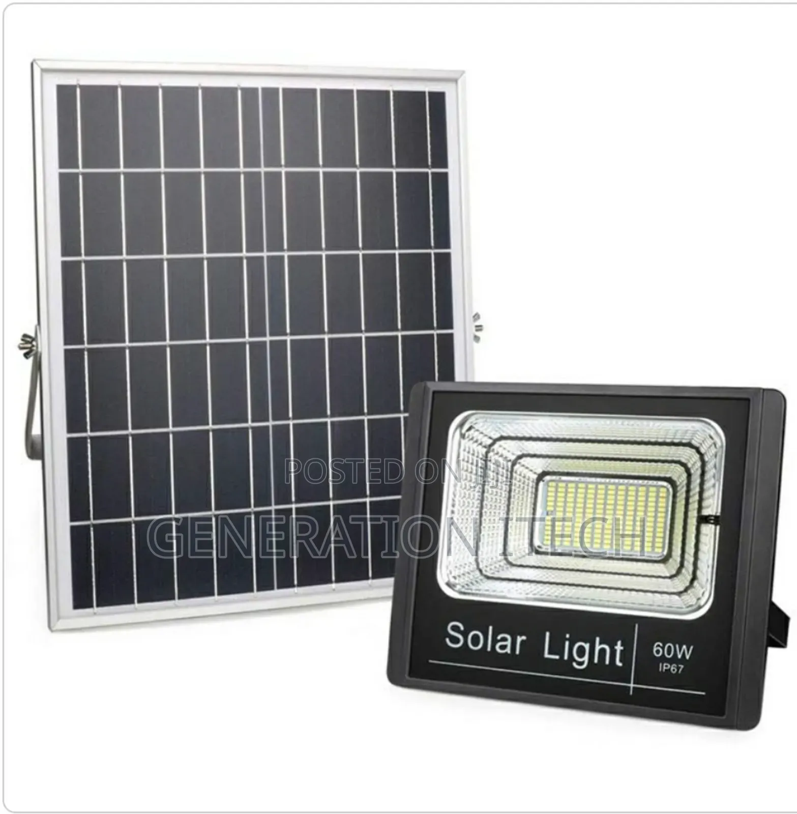 Solar Flood Light 60w - Neelux-With Motion Sensor and Remote