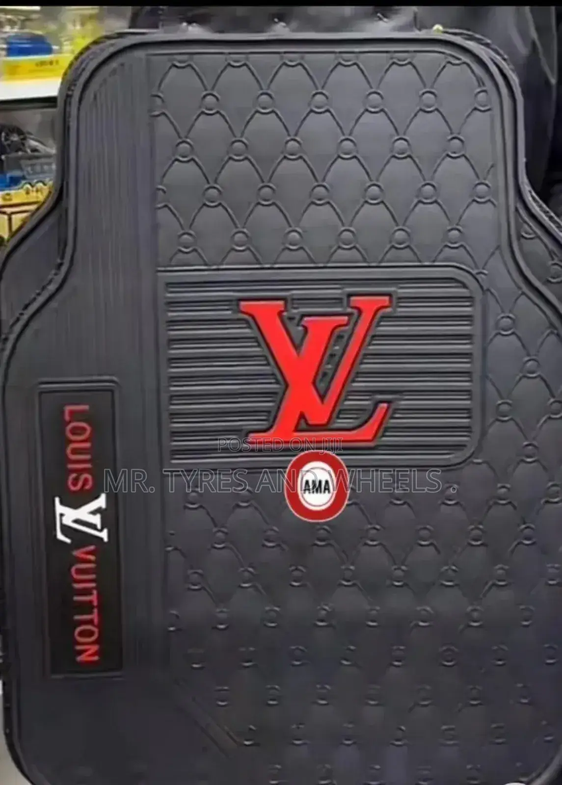 Car Carpets for Lv in Its Origin and in Black Color Rabba.