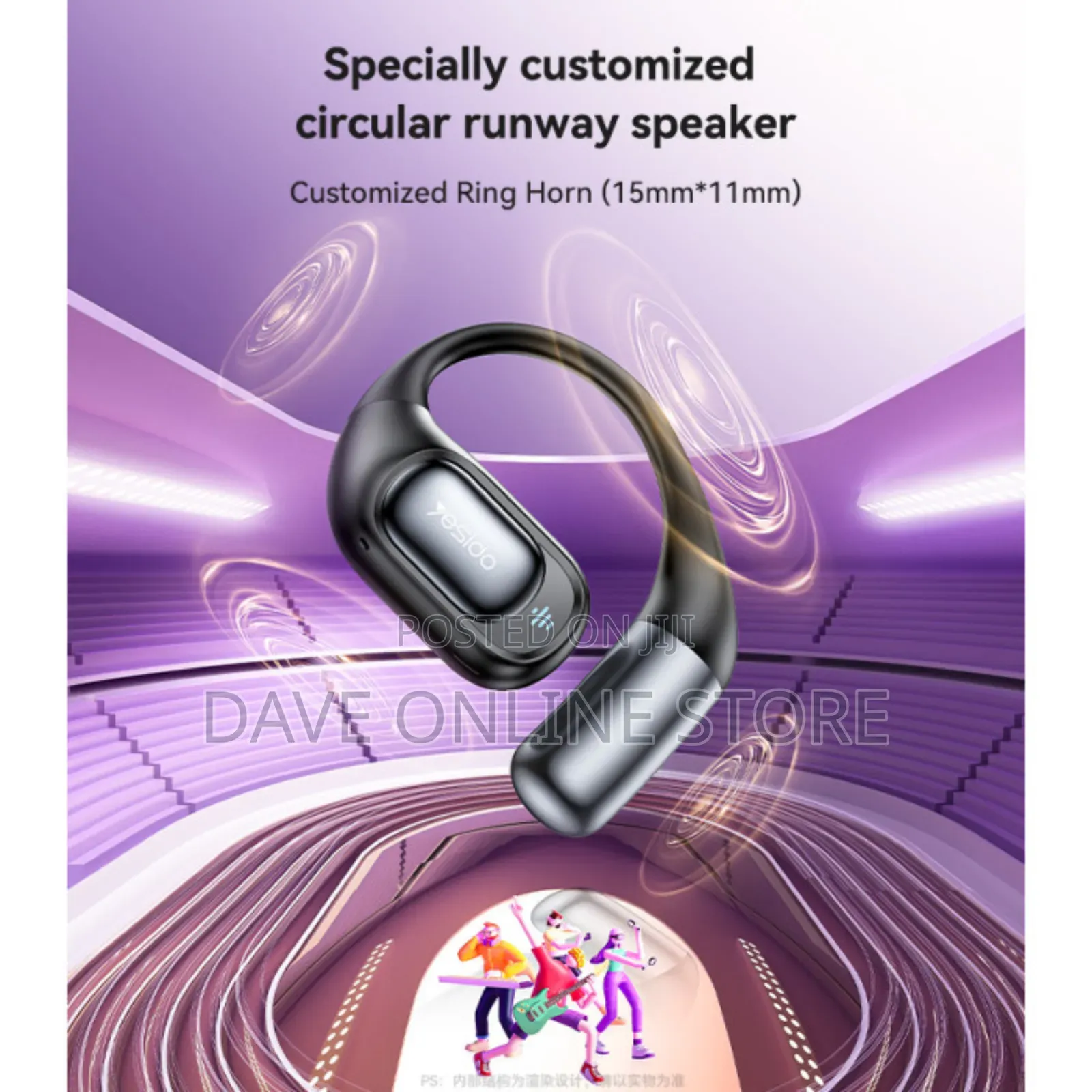 Ysp23 Bt5.4 Life Ows Active Noise Cancelling Bt Headset