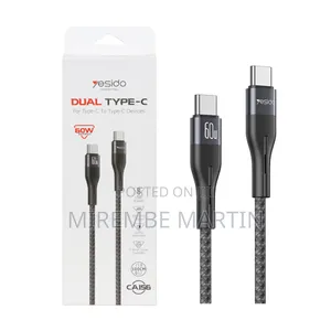 Yesido Type-C to Type-C Fast Charging Cable, Model Ca156