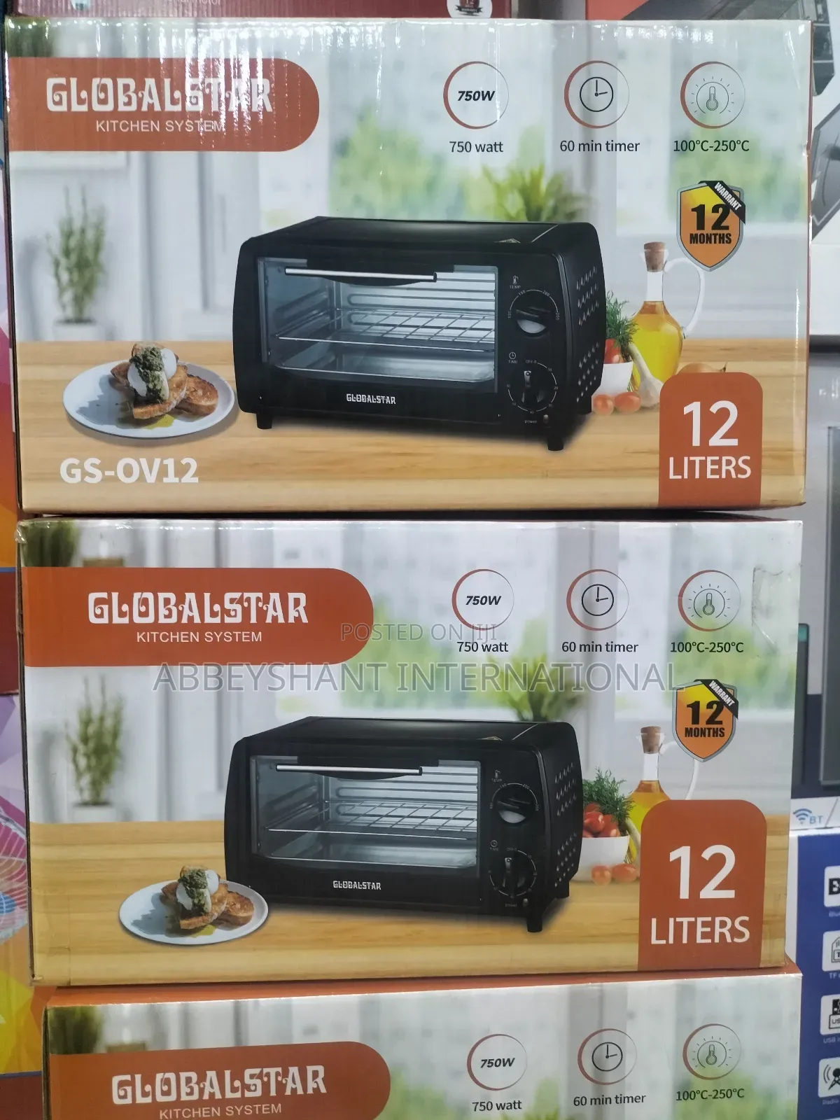 Globalstar Mini Oven /12l Electric Mini Oven.