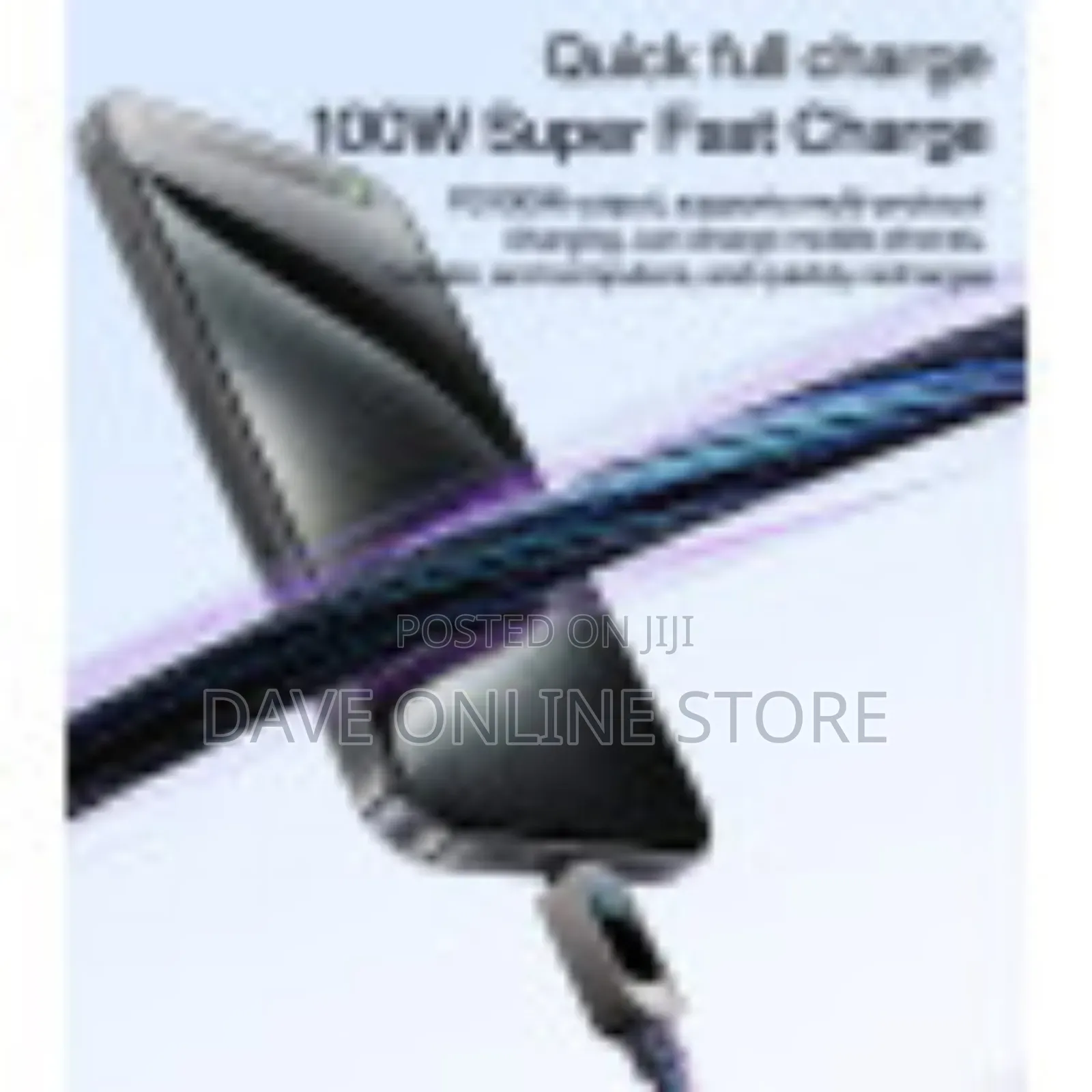 Ca179 1.2 Meters Type-C to Type-C Pd 100w Fast Data Cable