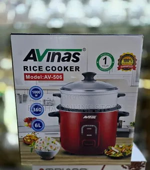 Avinas 6l Rice Cooker With Food Steamer Pot