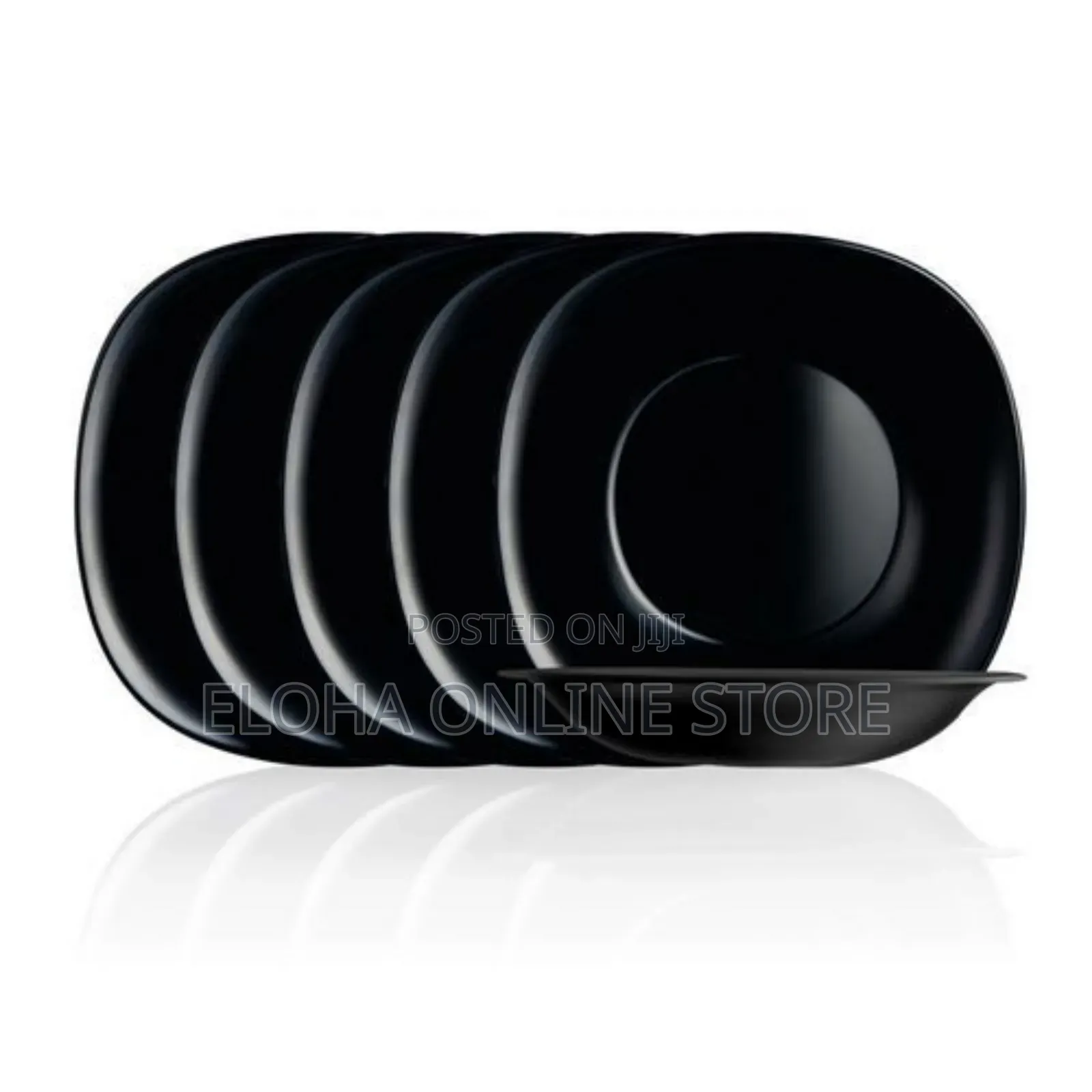 Luminarc 6 Pieces of Luminarc Deep Soup Plates Bowls,Black