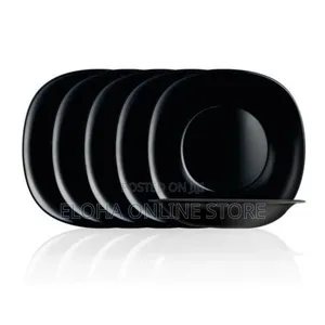 Luminarc 6 Pieces of Luminarc Deep Soup Plates Bowls,Black