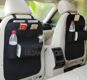 2 Pieces of Car Back Seat Organizer - Multi-Colours 