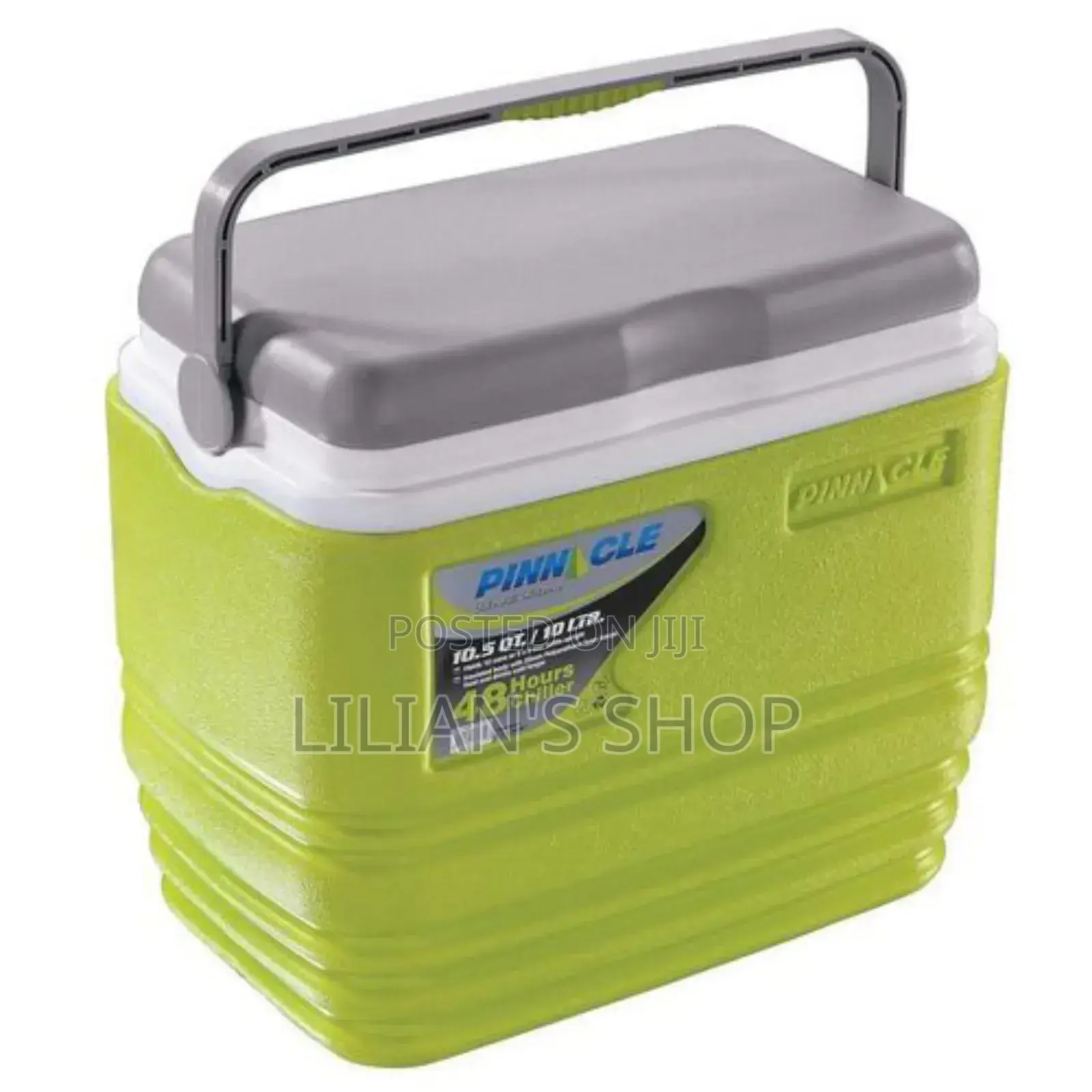 Pinnacle Insulated Water Cooler Ice Box 10l,Lemon Green.