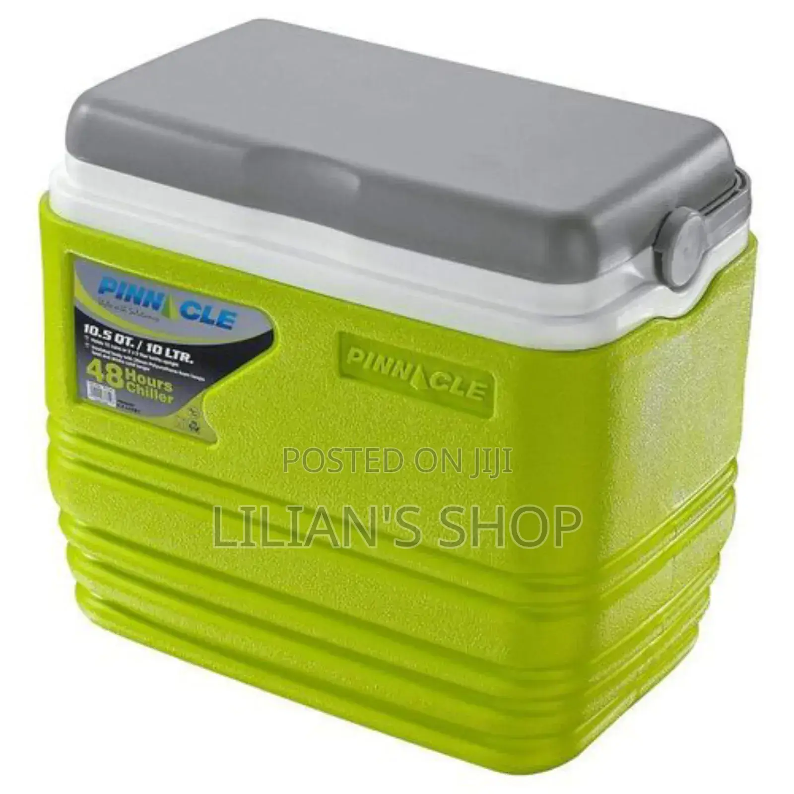 Pinnacle Insulated Water Cooler Ice Box 10l,Lemon Green.