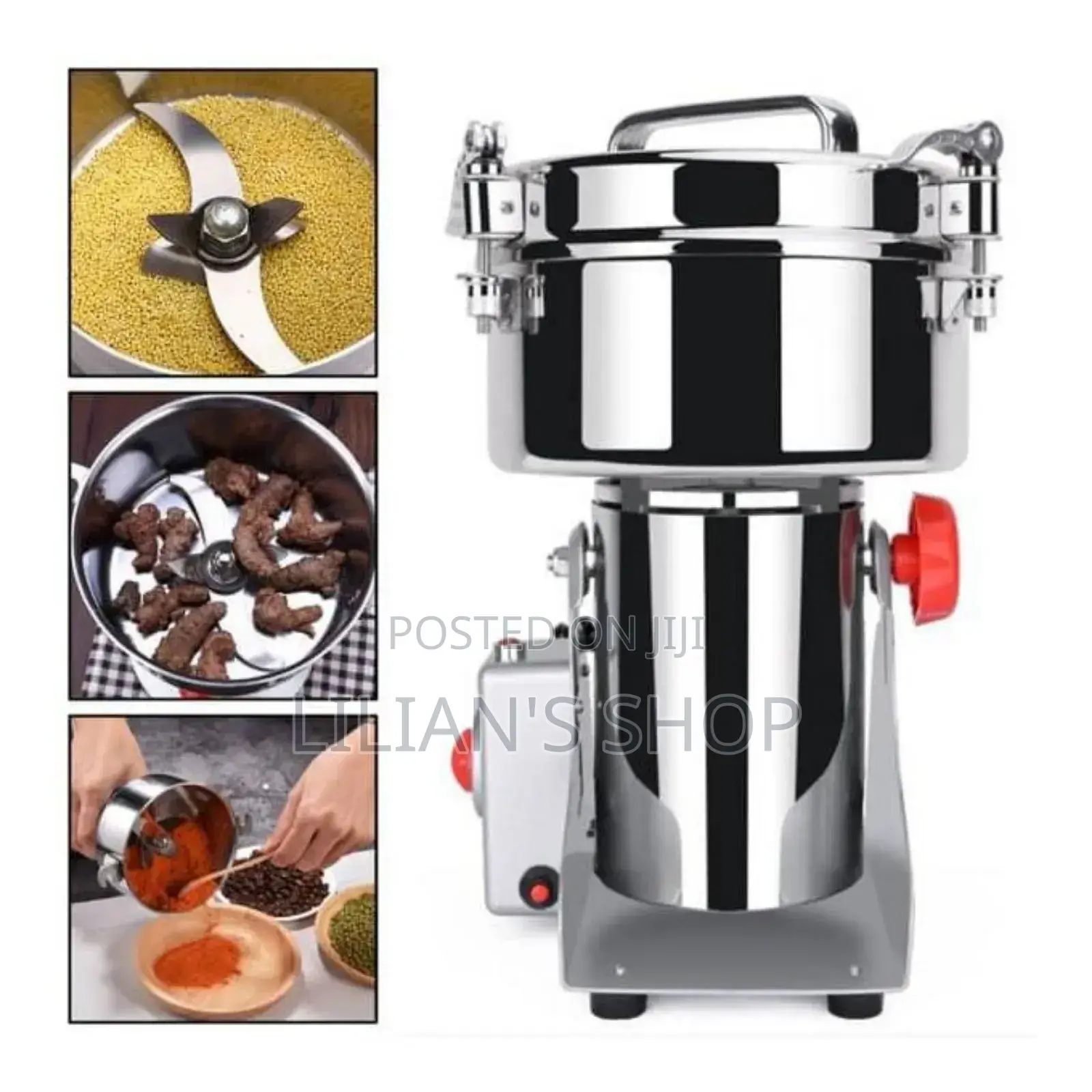 1000g High Speed Motor Electric Dry Powder Food Grinder
