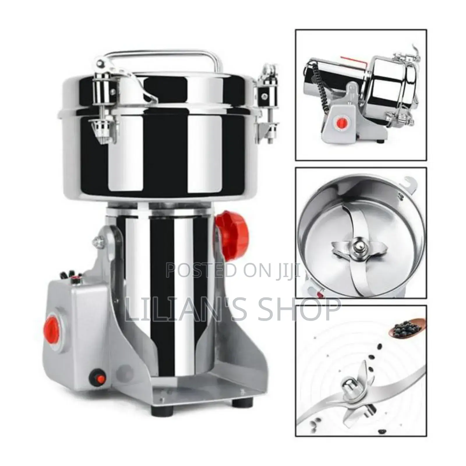 1000g High Speed Motor Electric Dry Powder Food Grinder