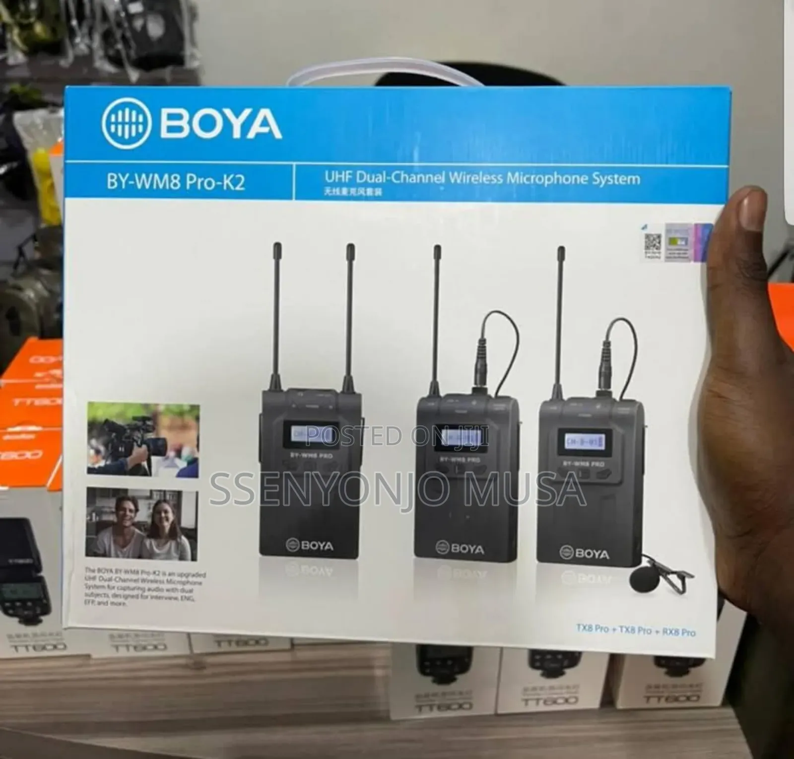 Boya by-Wm8 Pro- Wireless Microphone System -