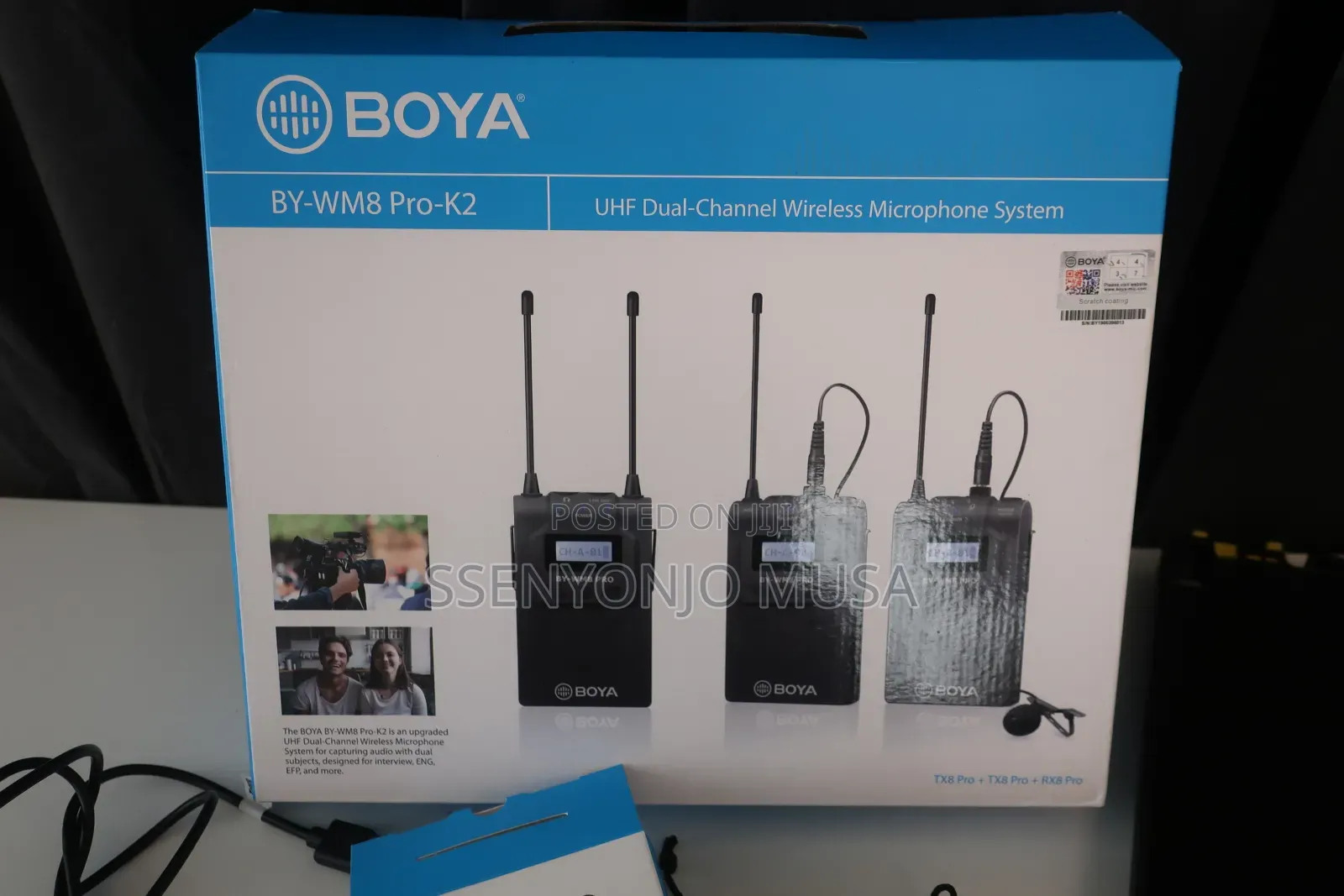 Boya by-Wm8 Pro- Wireless Microphone System -