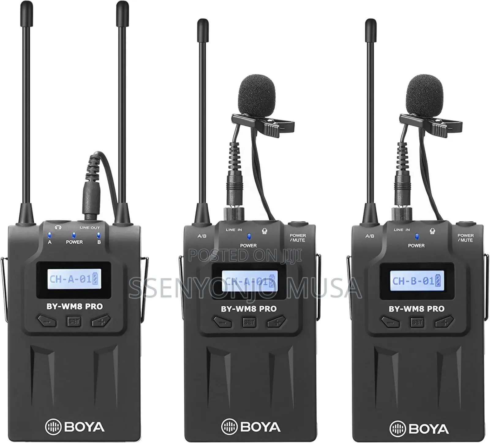 Boya by-Wm8 Pro- Wireless Microphone System -