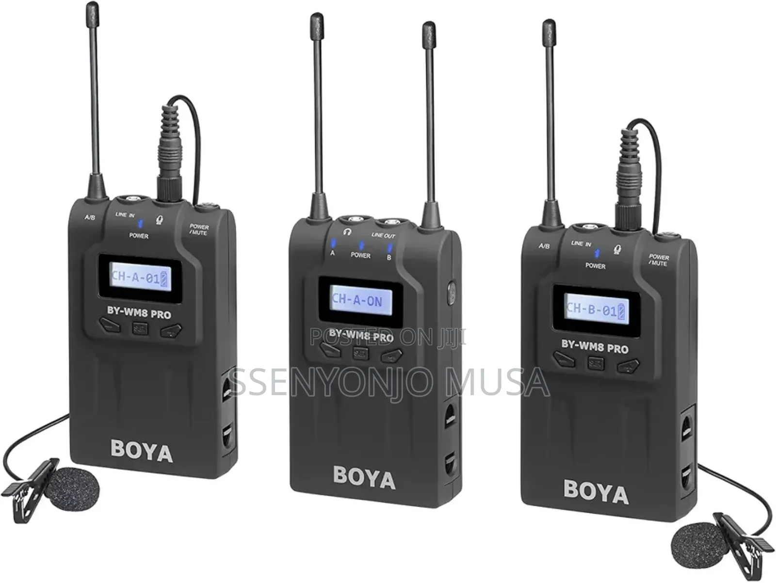 Boya by-Wm8 Pro- Wireless Microphone System -