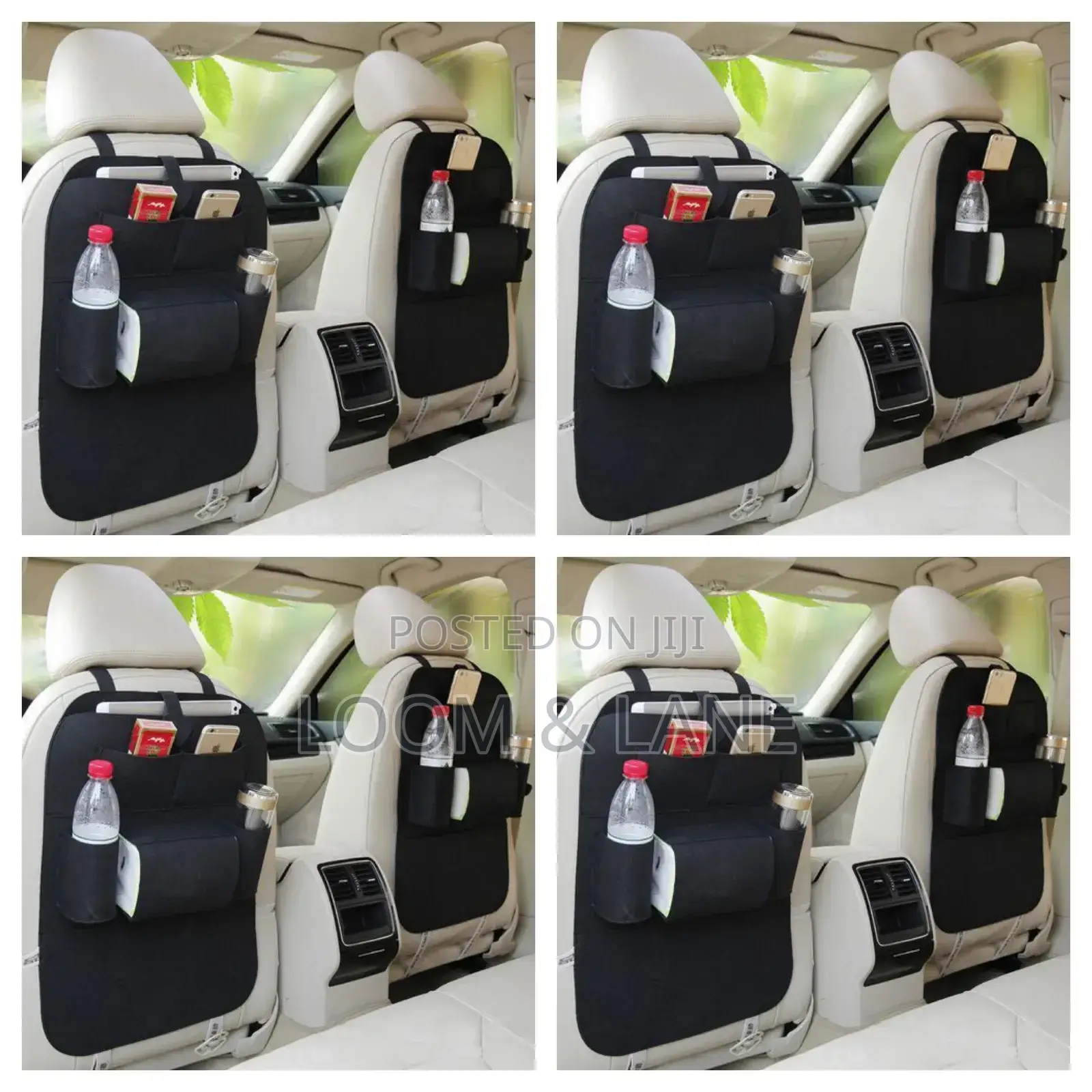 2pcs of Car Back Seat Organiser-Multicolour