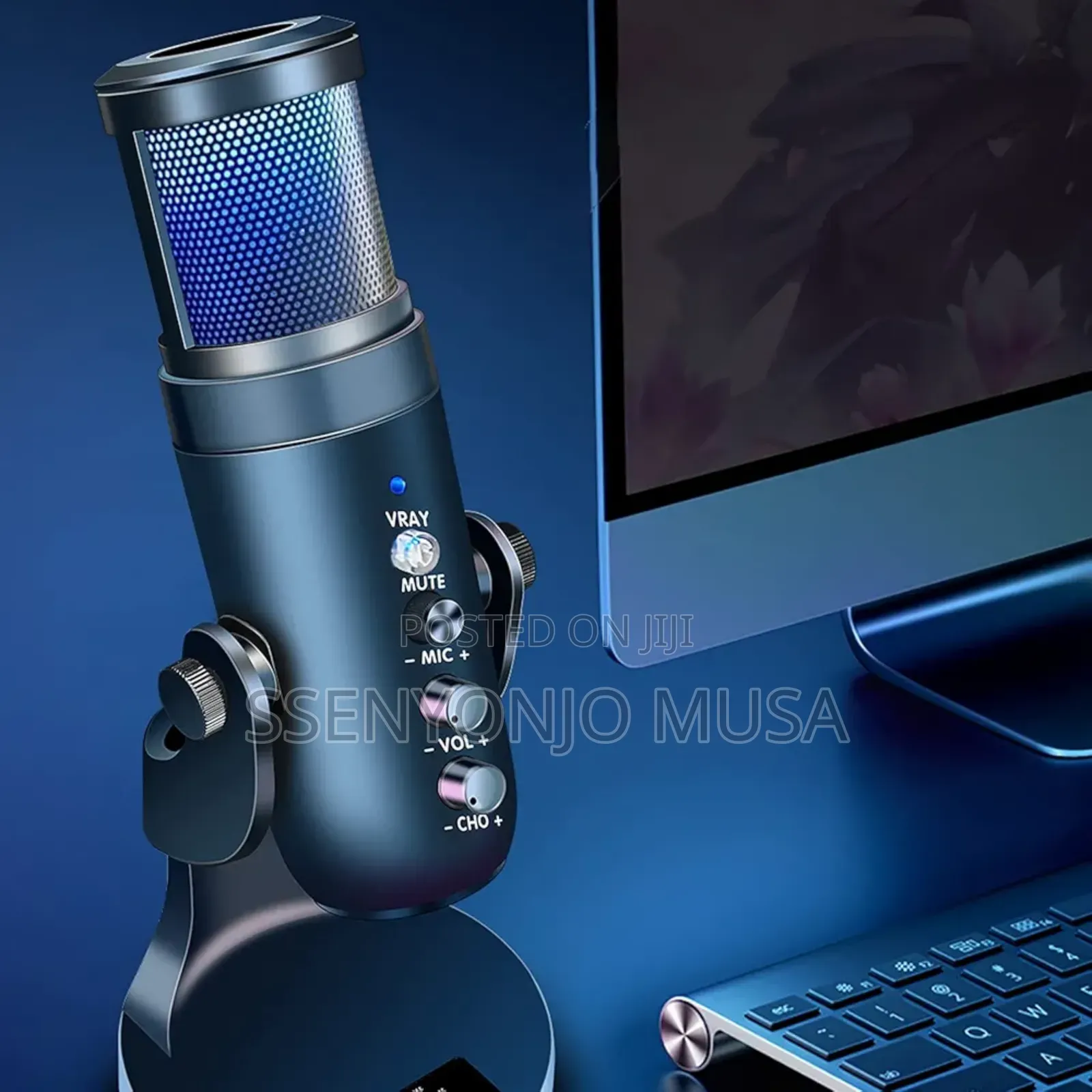 Jmary Mc-pw9 Wired Usb Rgb Microphone - Recording Microphone