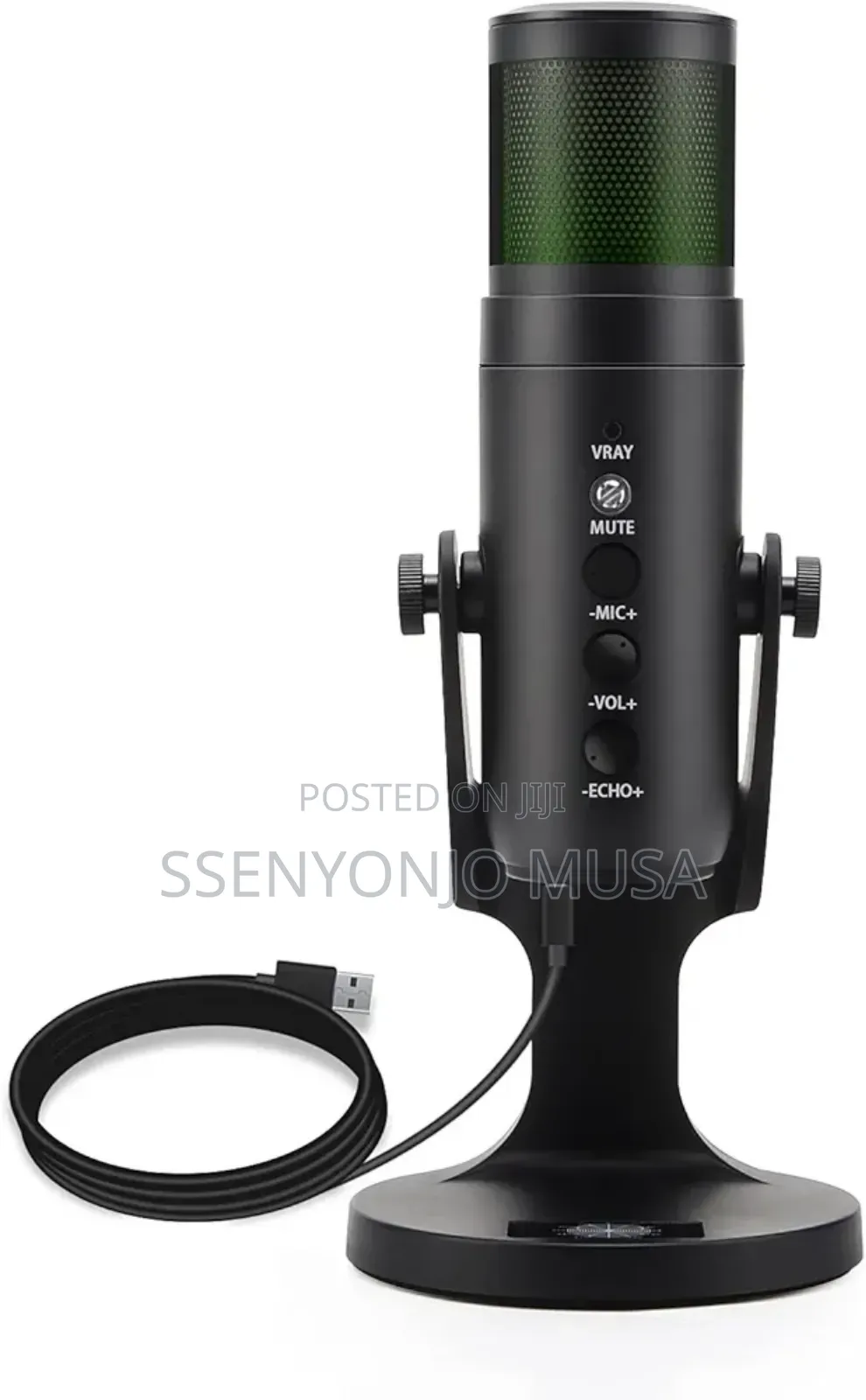 Jmary Mc-pw9 Wired Usb Rgb Microphone - Recording Microphone
