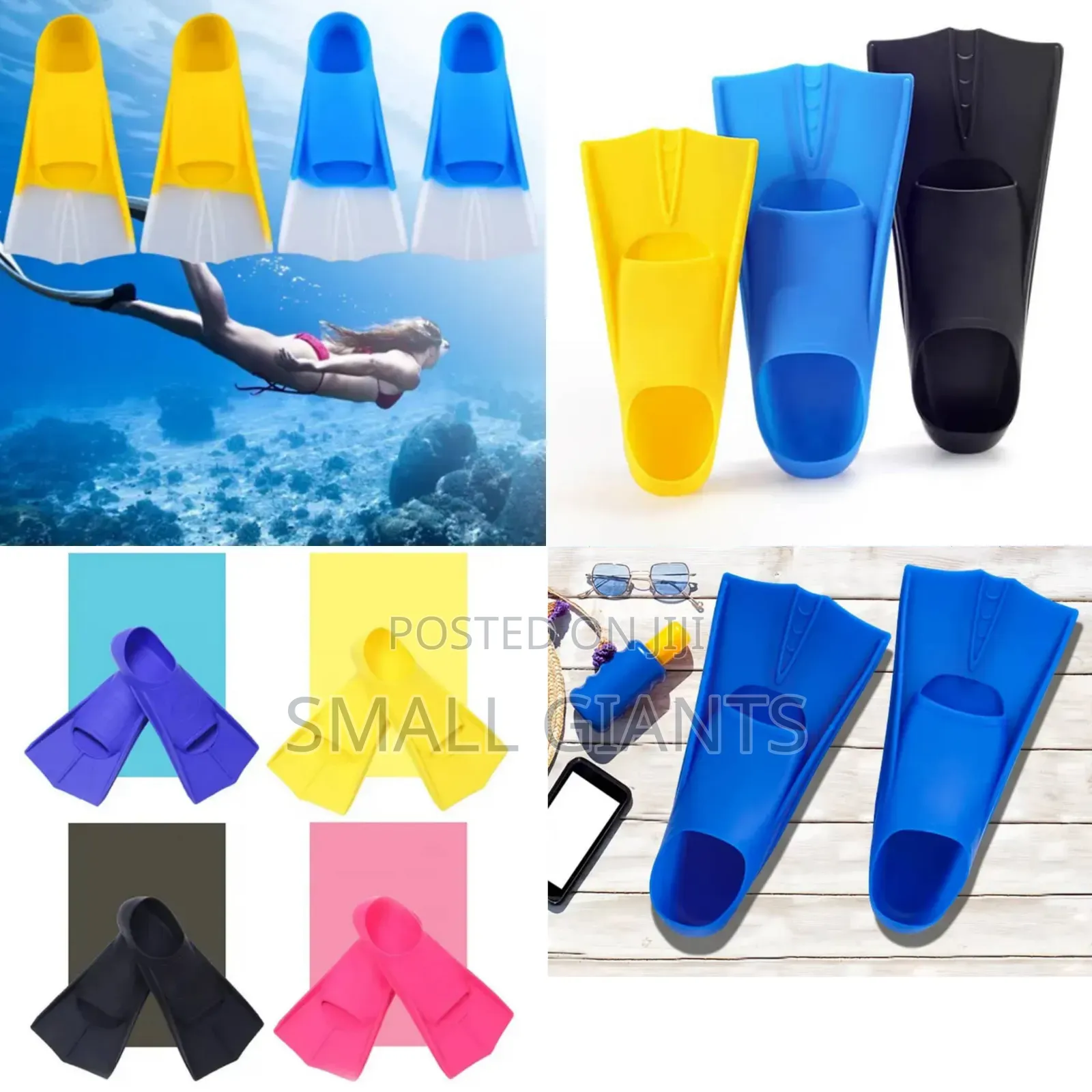 Snorkeling Diving Soft and Light Silicone Swimming Flippers