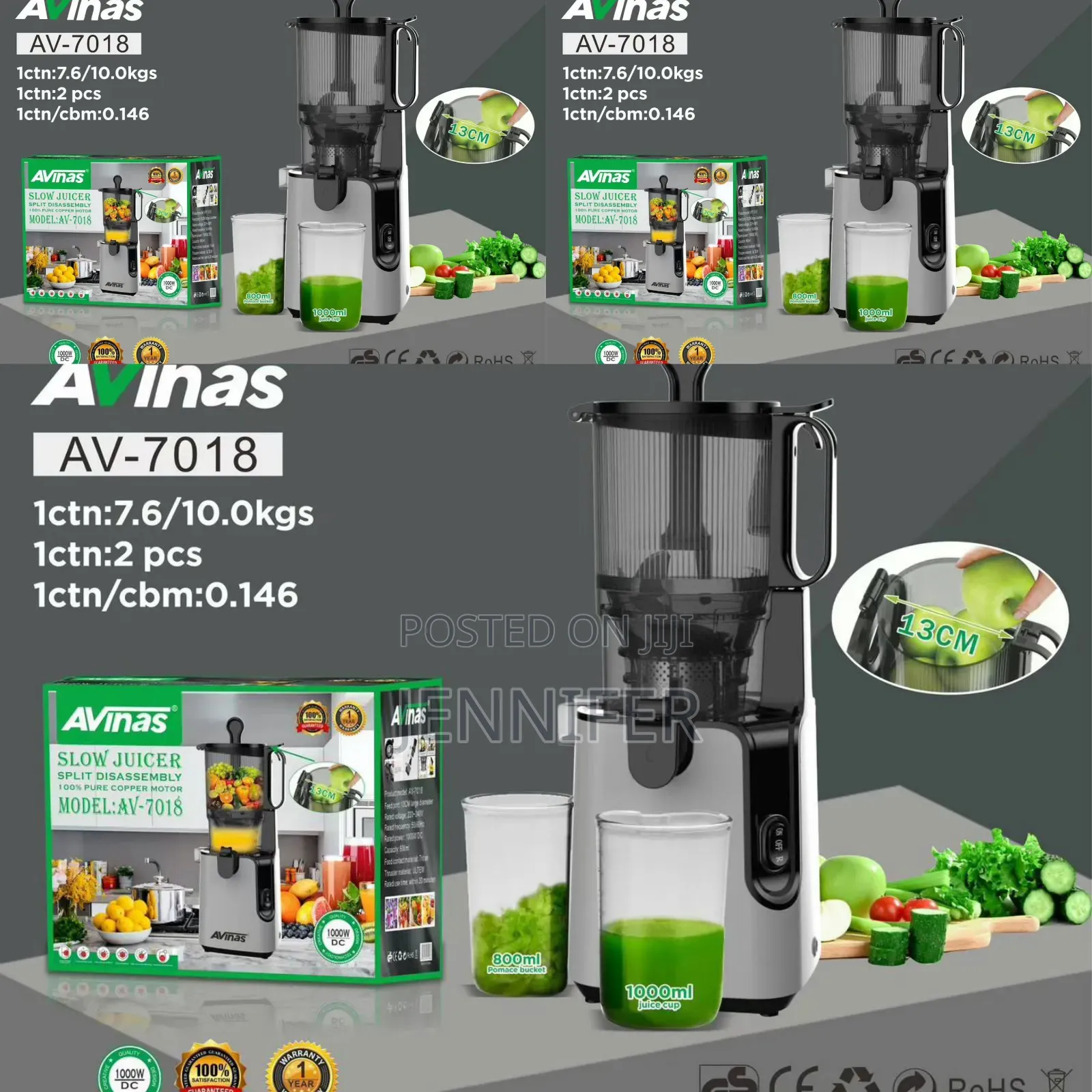 Durable Avinas Slow Juicer