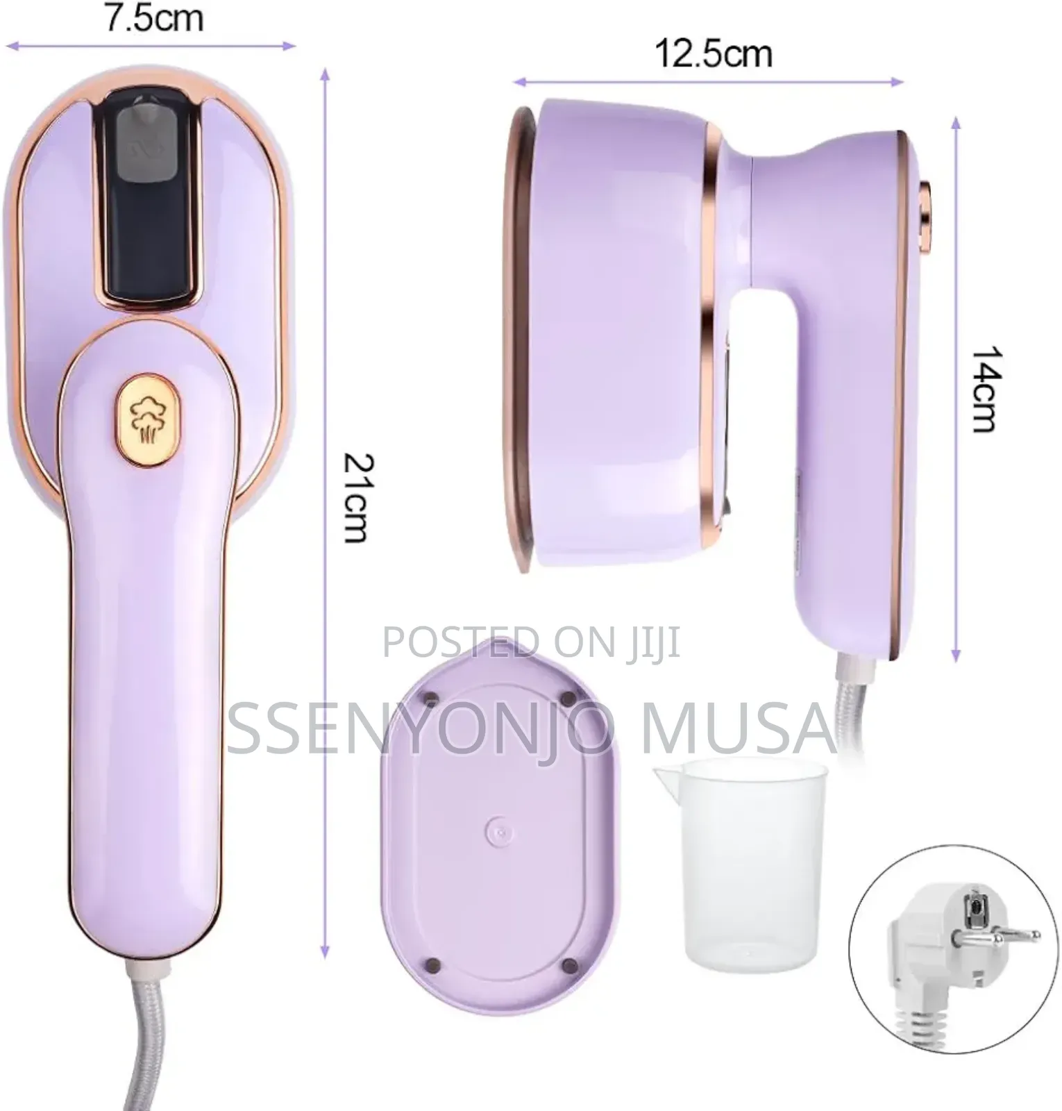 Mini Steam Iron-1000w Portable Travel Iron With Fast Heating