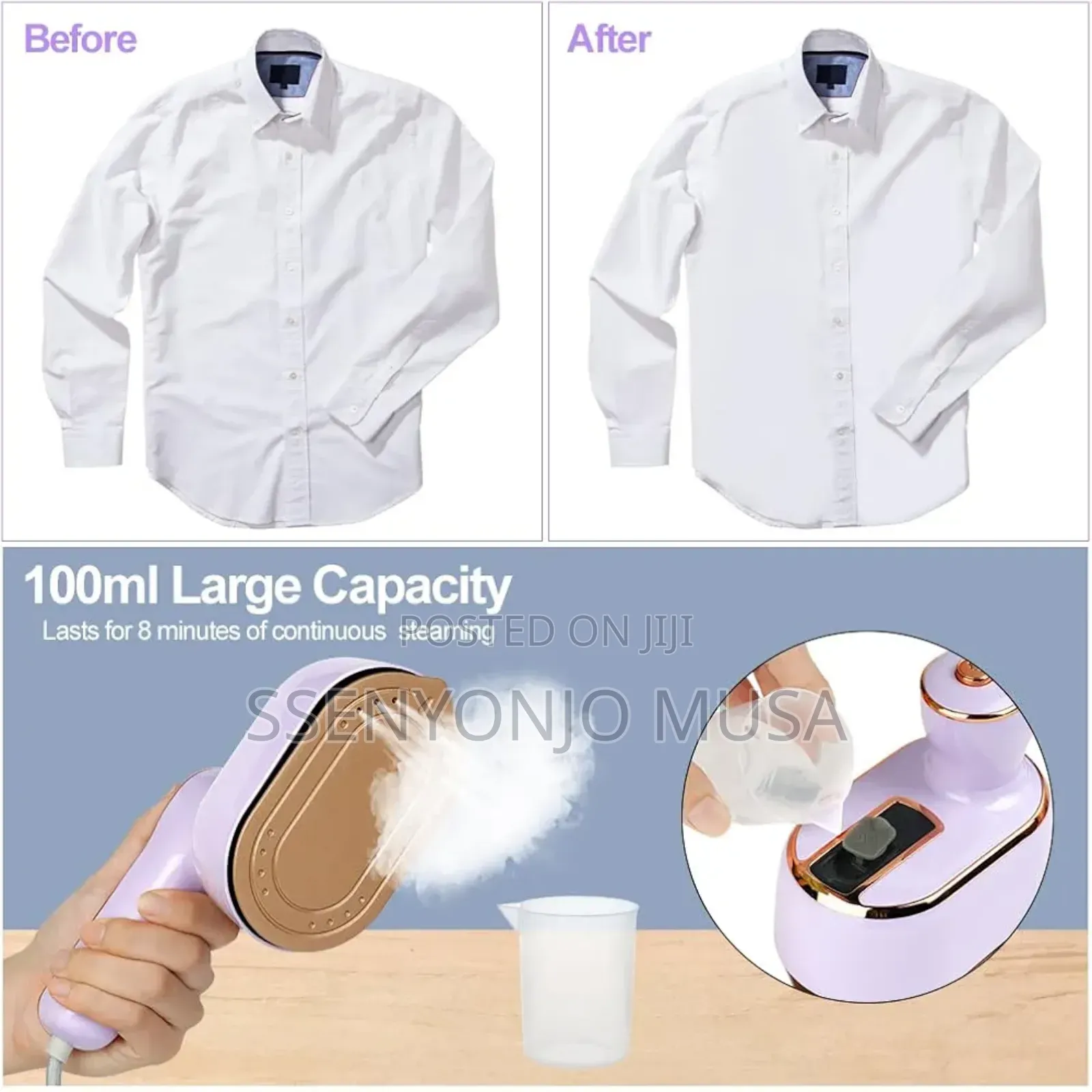 Mini Steam Iron-1000w Portable Travel Iron With Fast Heating