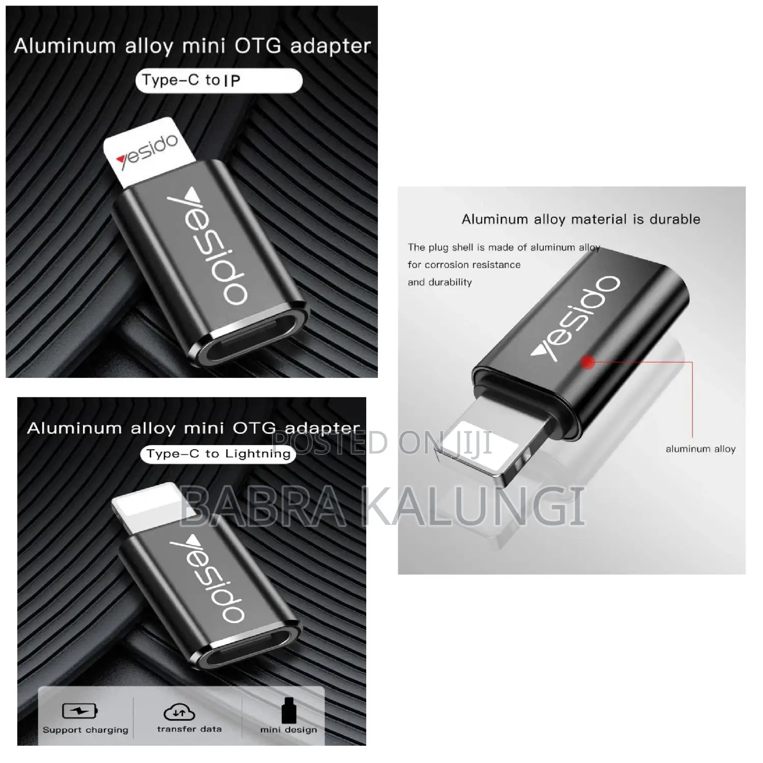 Gs03 Yesido for Ip Using Adpater for Ip to Usb Otg Adapter