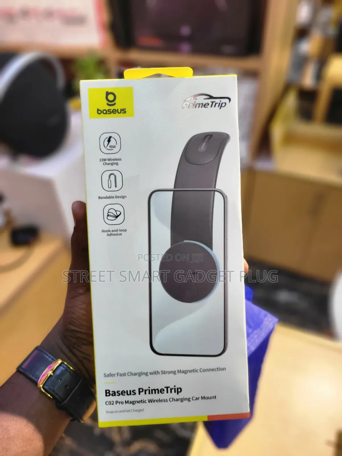 Baseus Prime Trip Car Magnetic Wireless Phone Charger