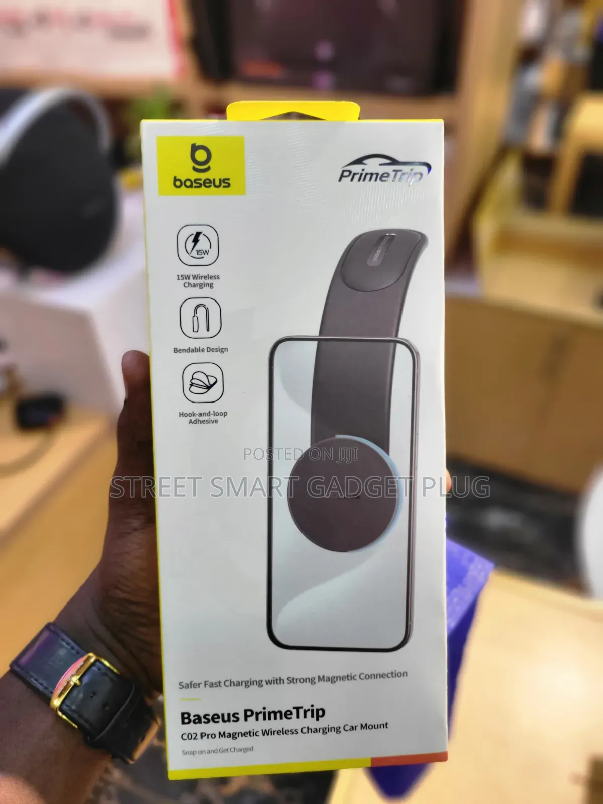 Baseus Prime Trip Car Magnetic Wireless Phone Charger
